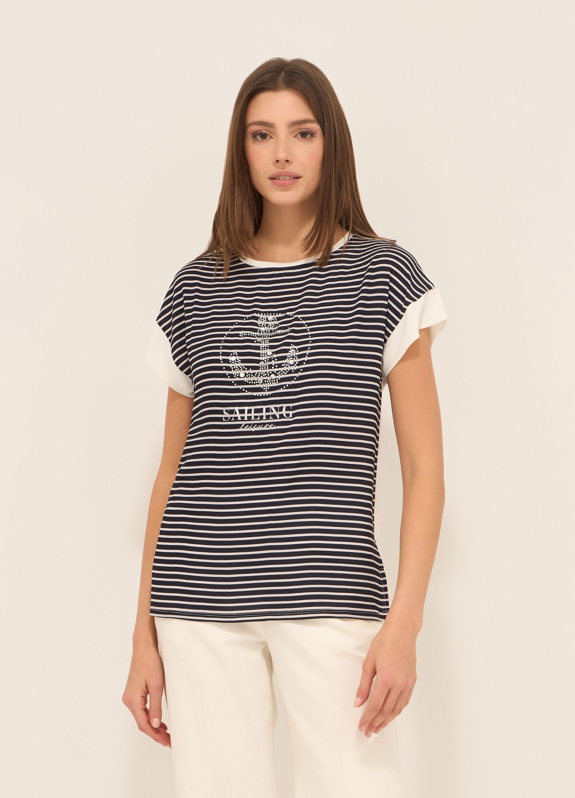 T-shirt a maniche corte donna_0