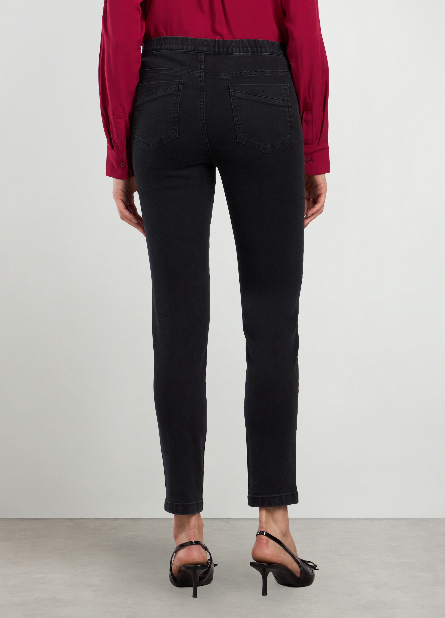 Jeggings in stretch denim donna_1