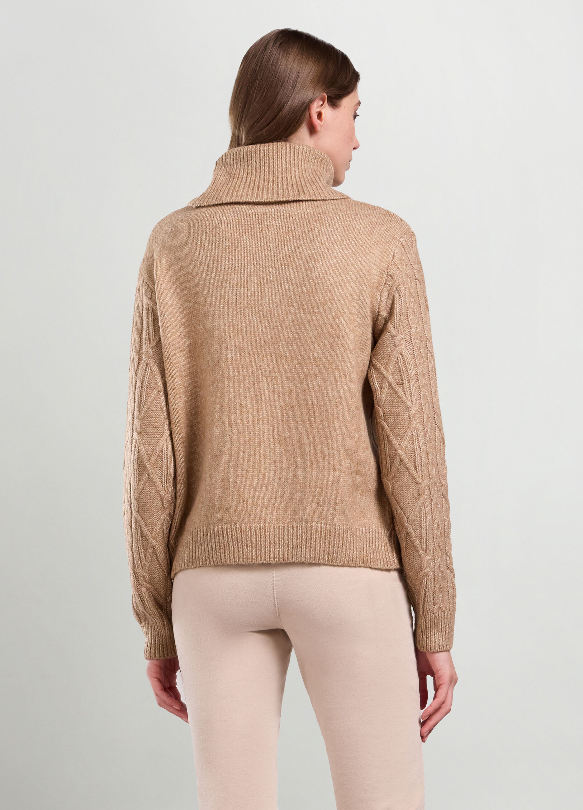 Pullover a collo alto donna_1