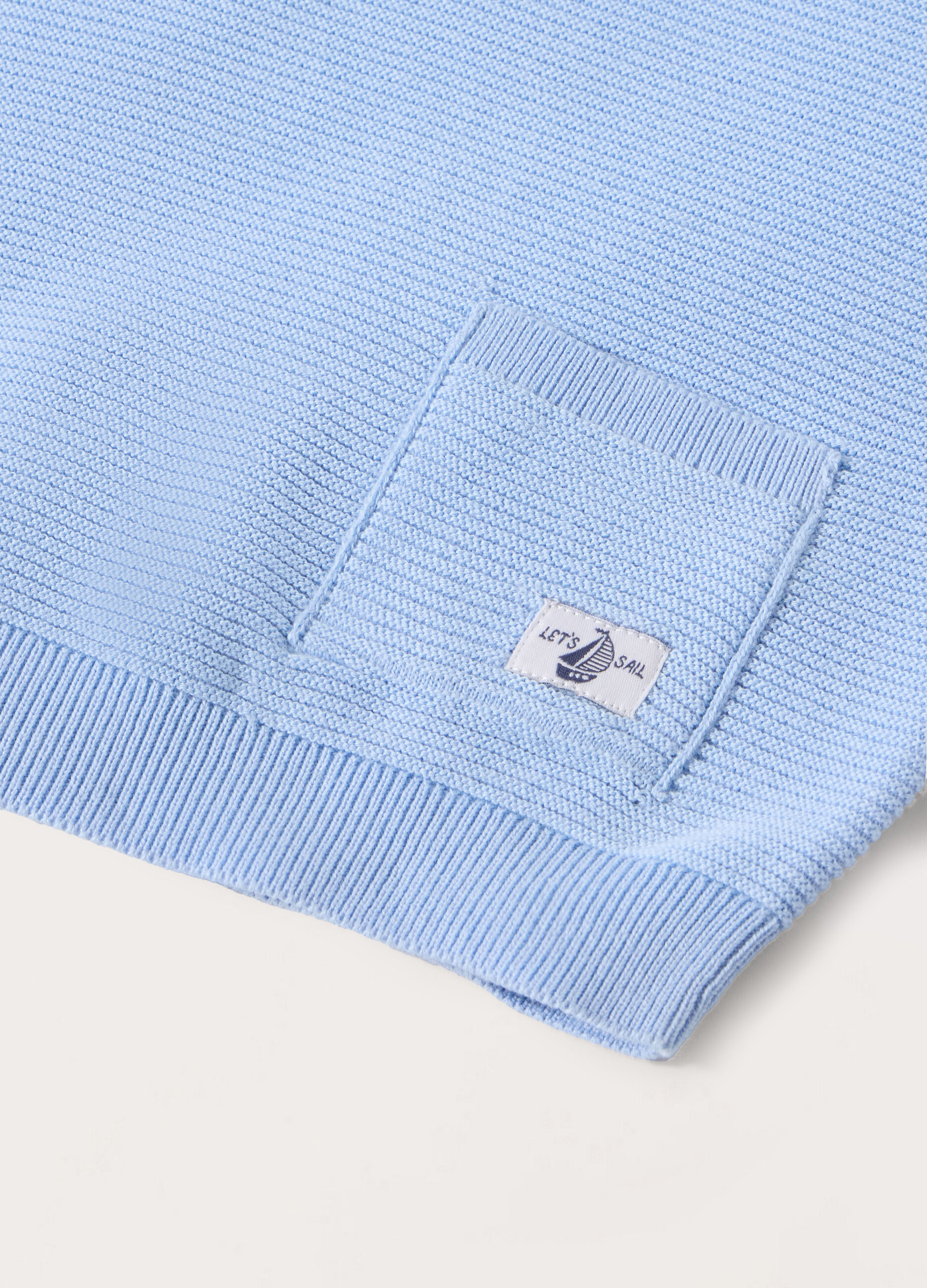 Girocollo tricot in puro cotone neonato_1