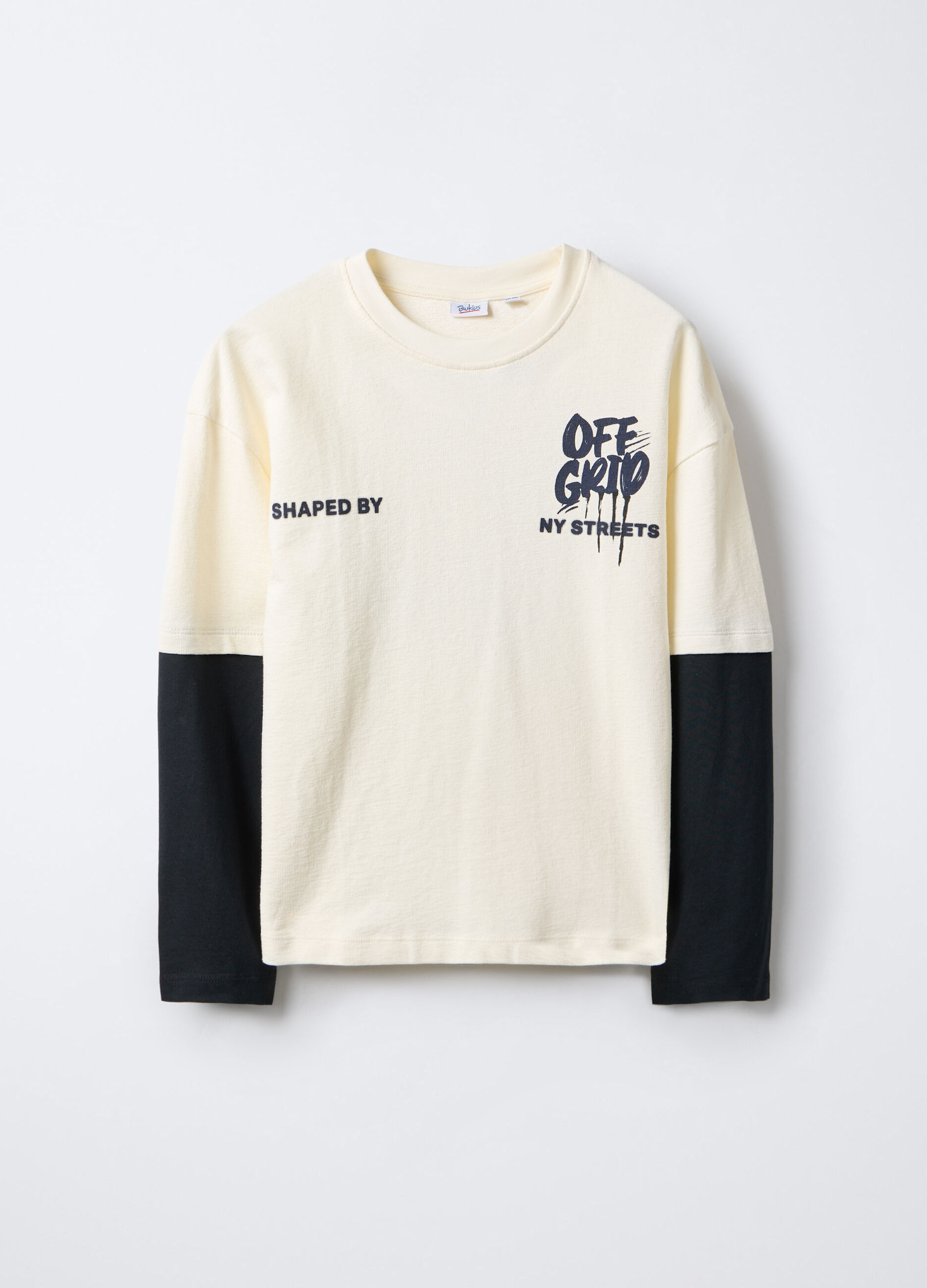 T-shirt girocollo Fit Over ragazzo_0