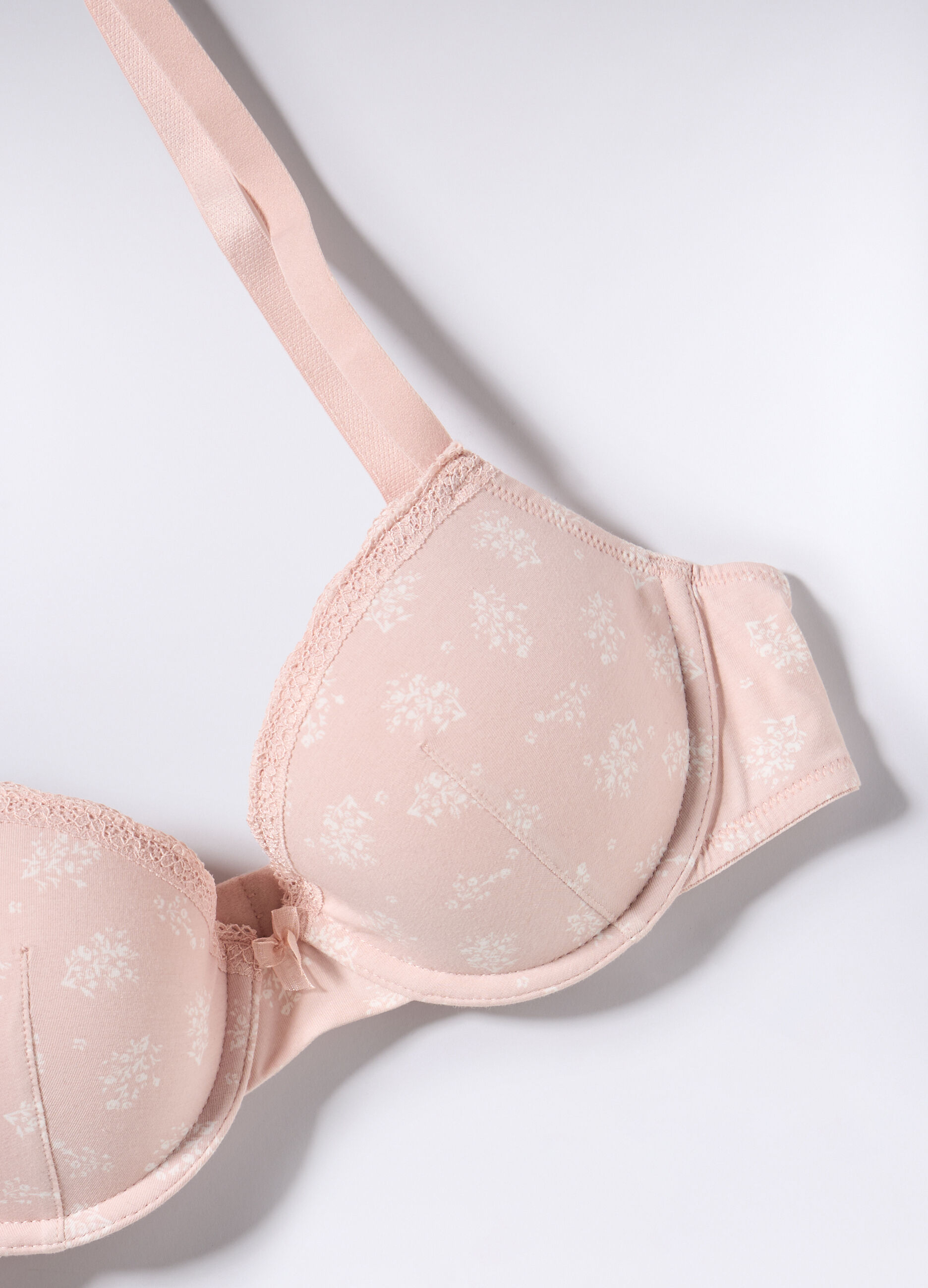 Pack 2 reggiseni a balconcino in jersey di cotone stretch donna