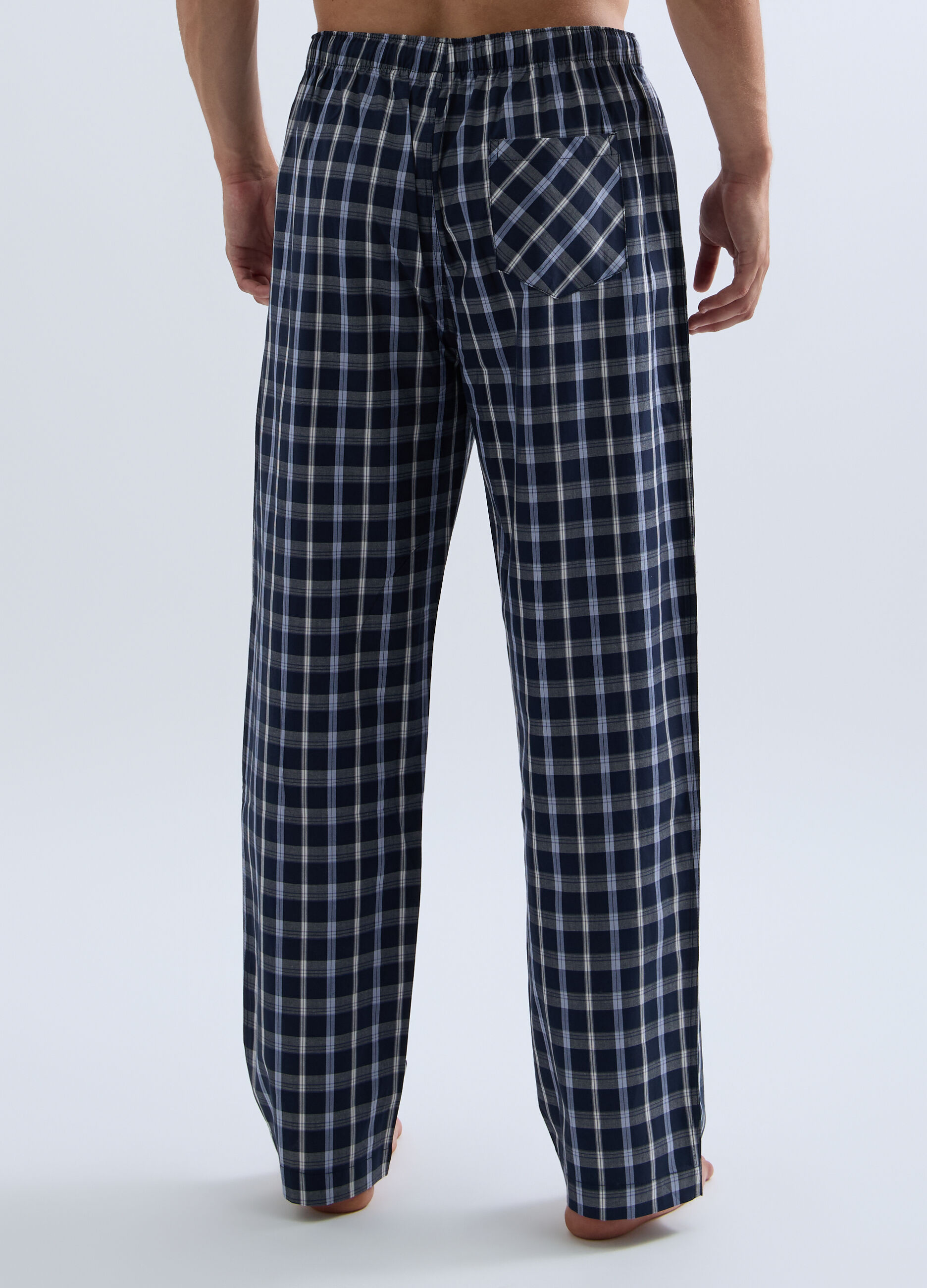 Pantalone pigiama in tela di cotone uomo