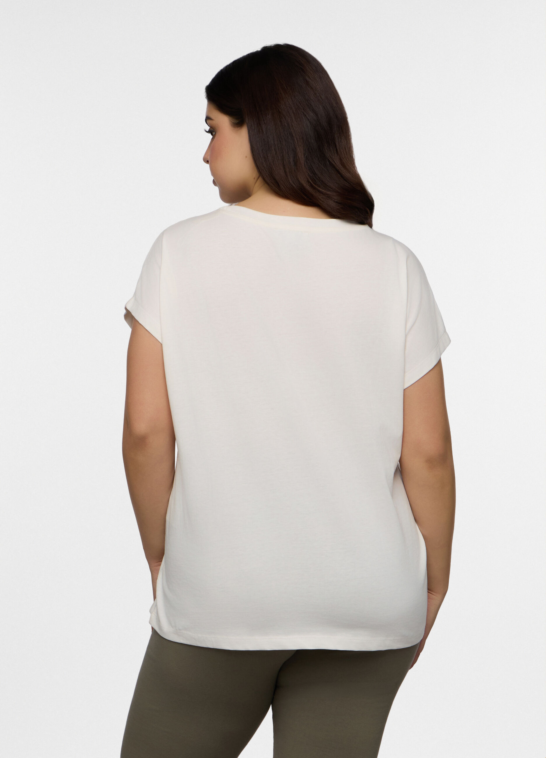T-shirt girocollo donna curvy_1