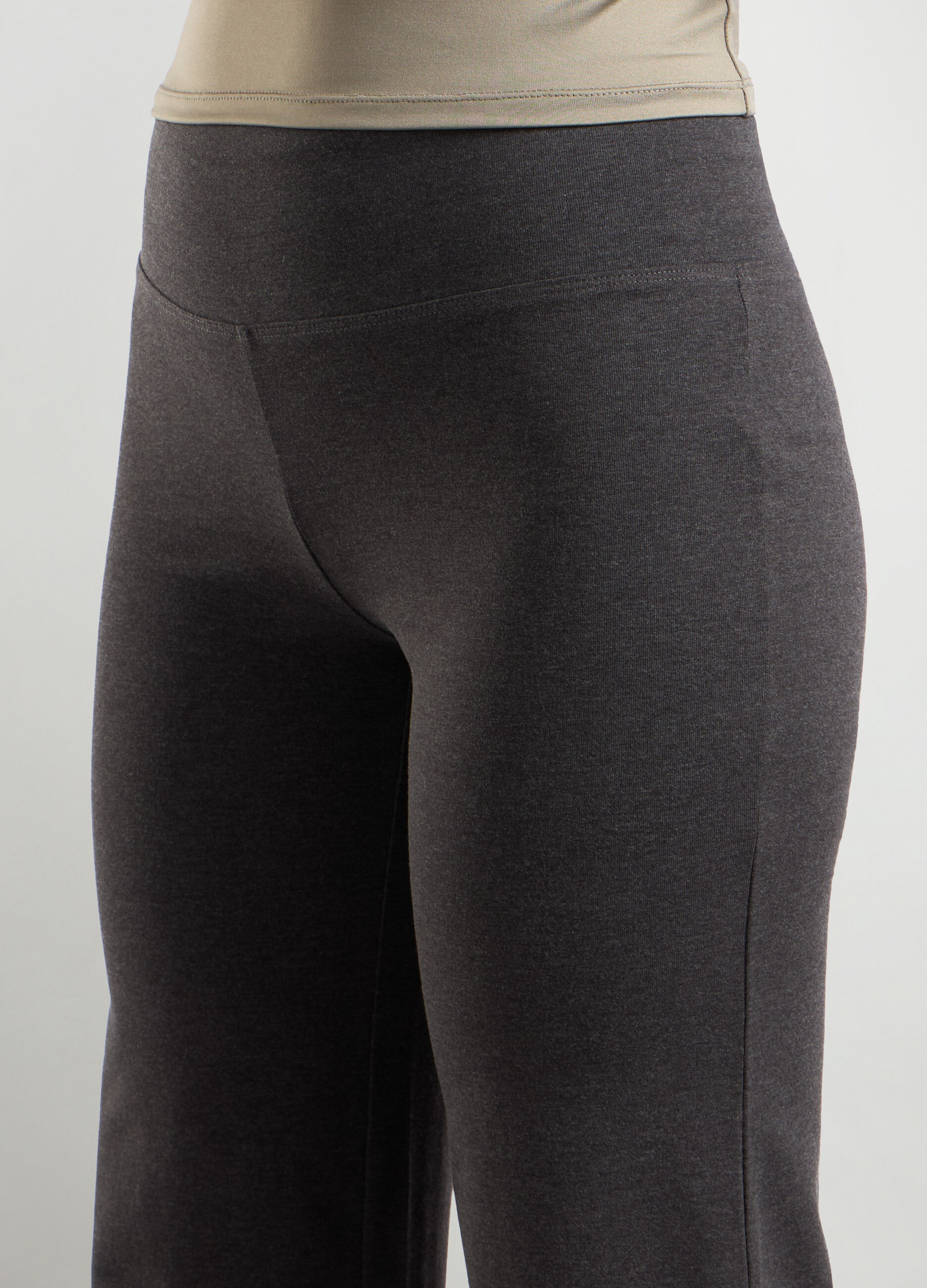 Leggings in jersey di cotone stretch fitness donna_2
