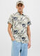Camicia a maniche corte con stampa uomo_2