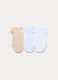 Pack 3 body in costina di puro cotone _1