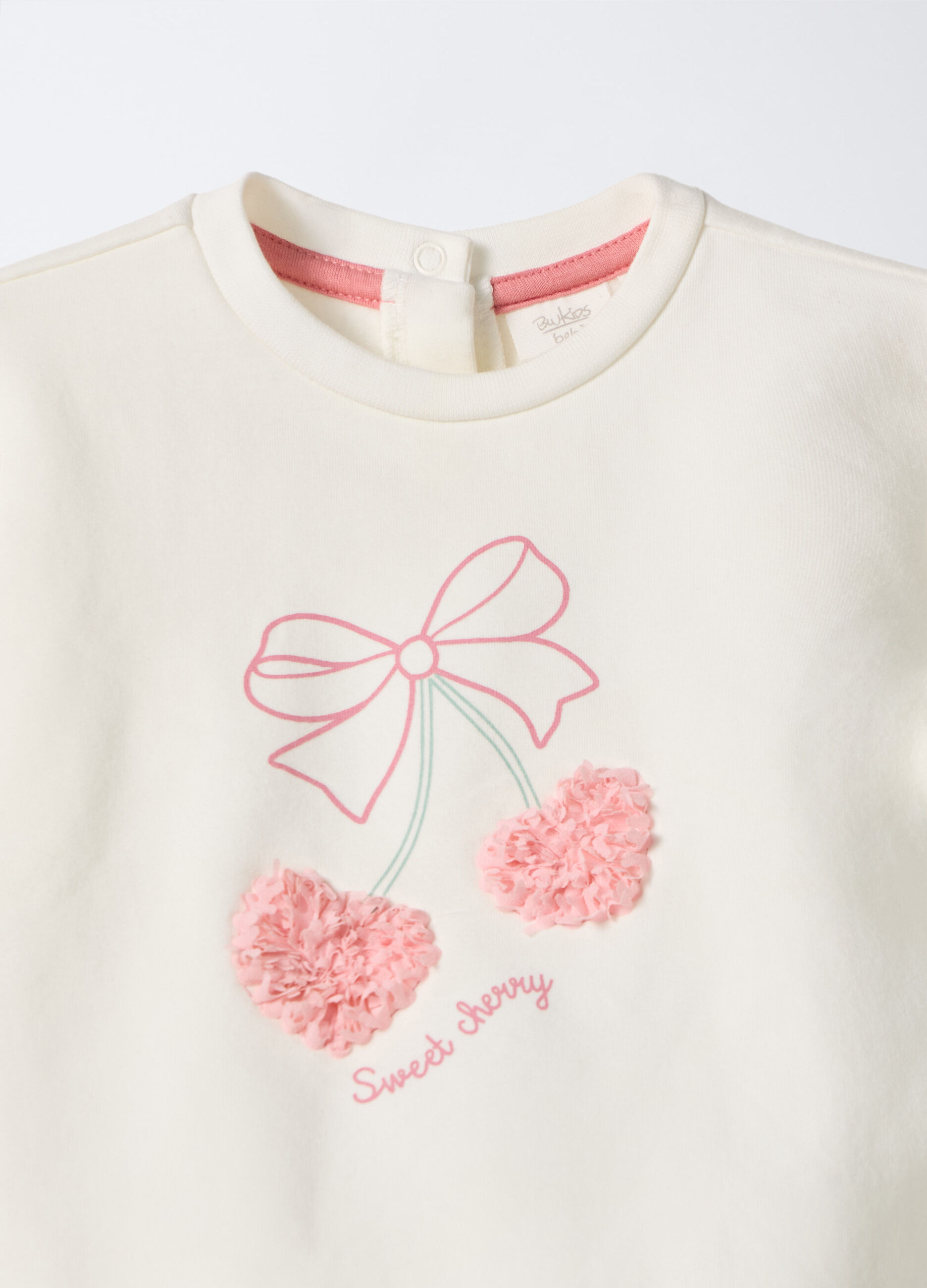 Jogging set in felpa di cotone stretch neonata_2
