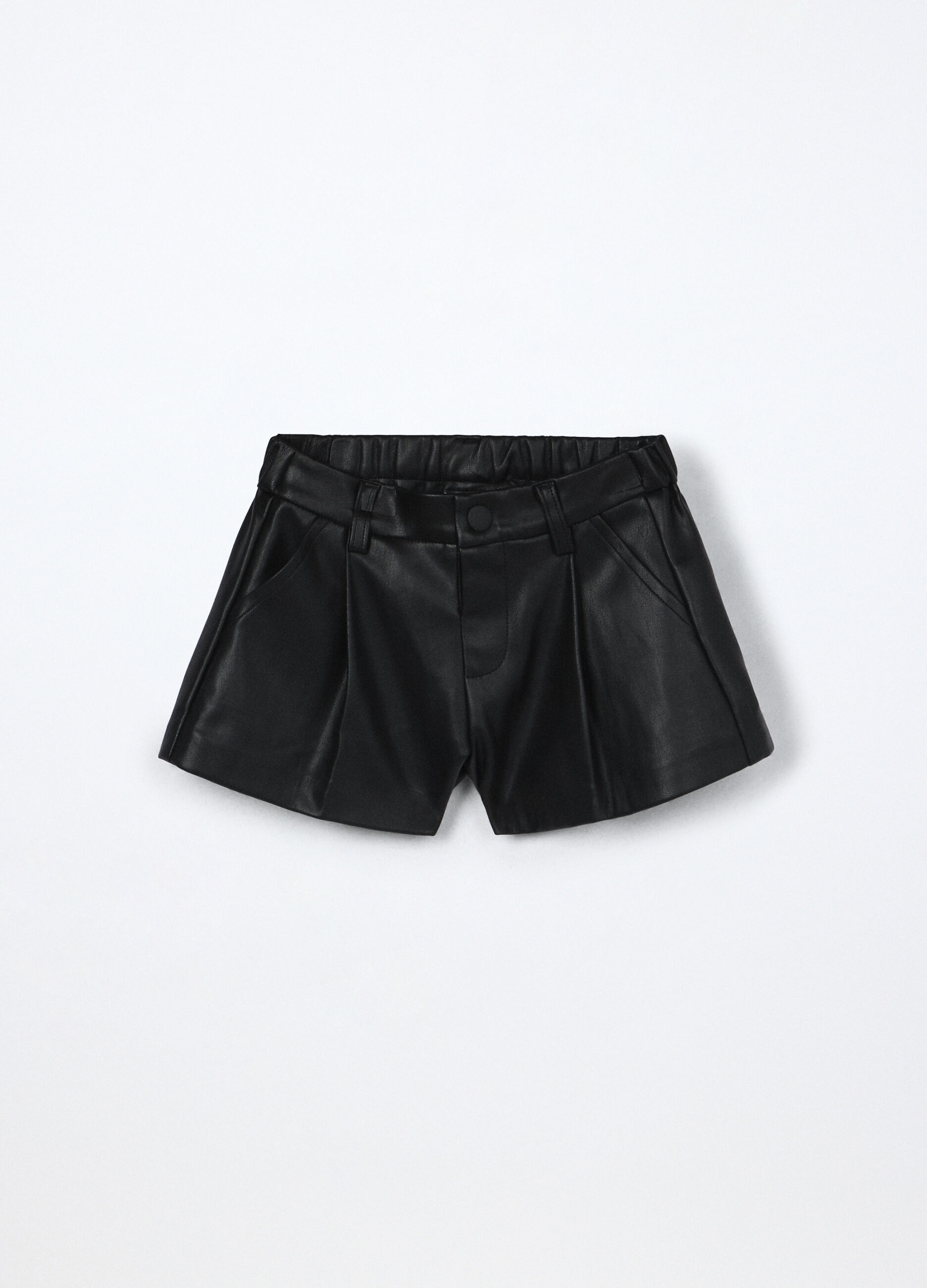 Shorts in eco pelle neonata_0