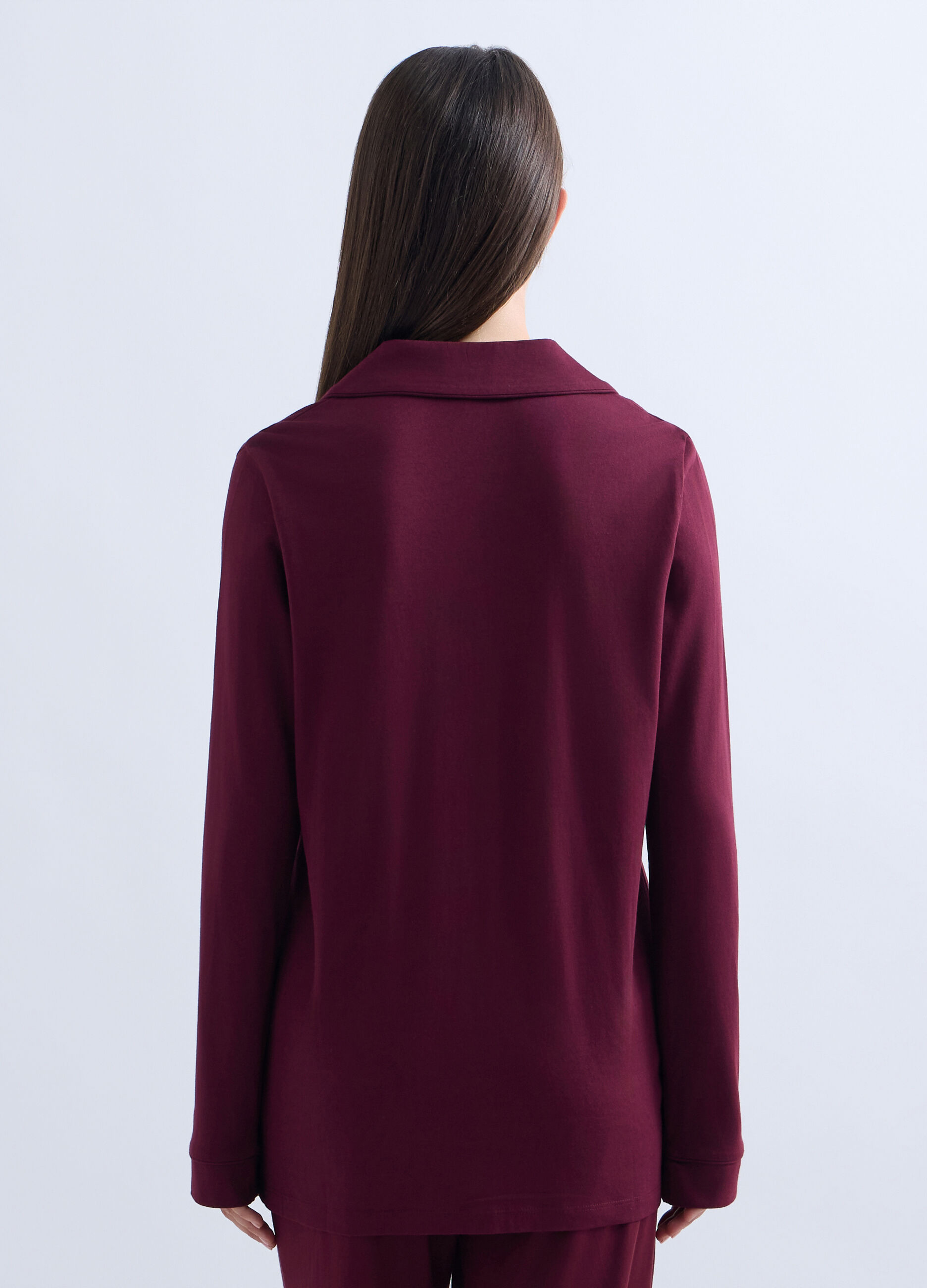 Top pigiama in cotone misto modal donna_1