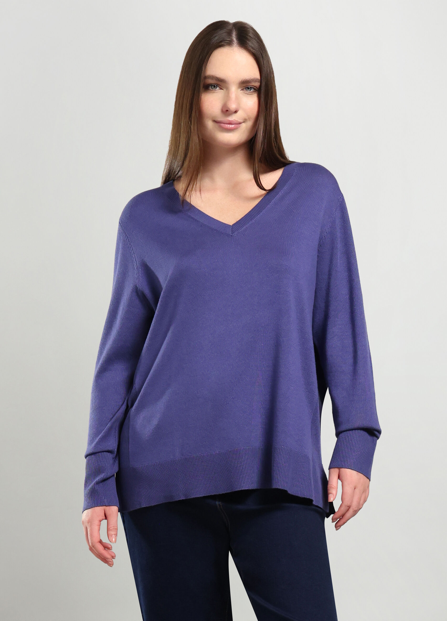 Tricot misto viscosa donna curvy_0