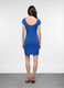 Abito corto fitted in jersey di cotone stretch donna_1