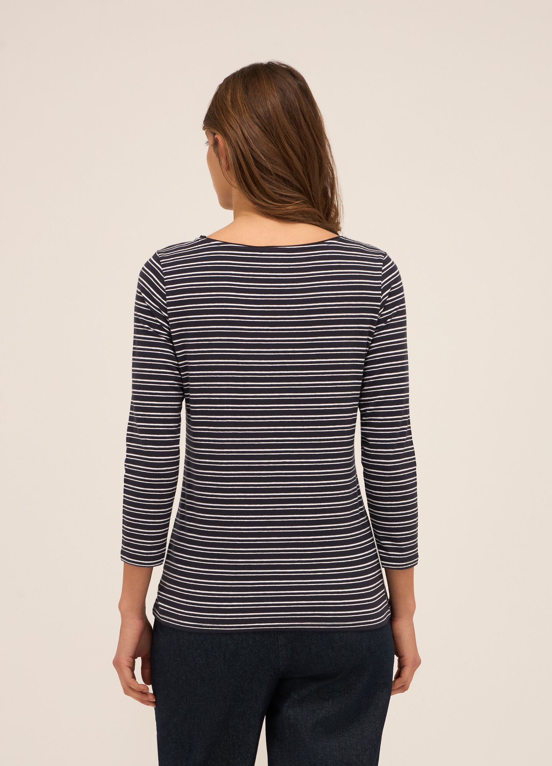 T-shirt in cotone stretch donna_1