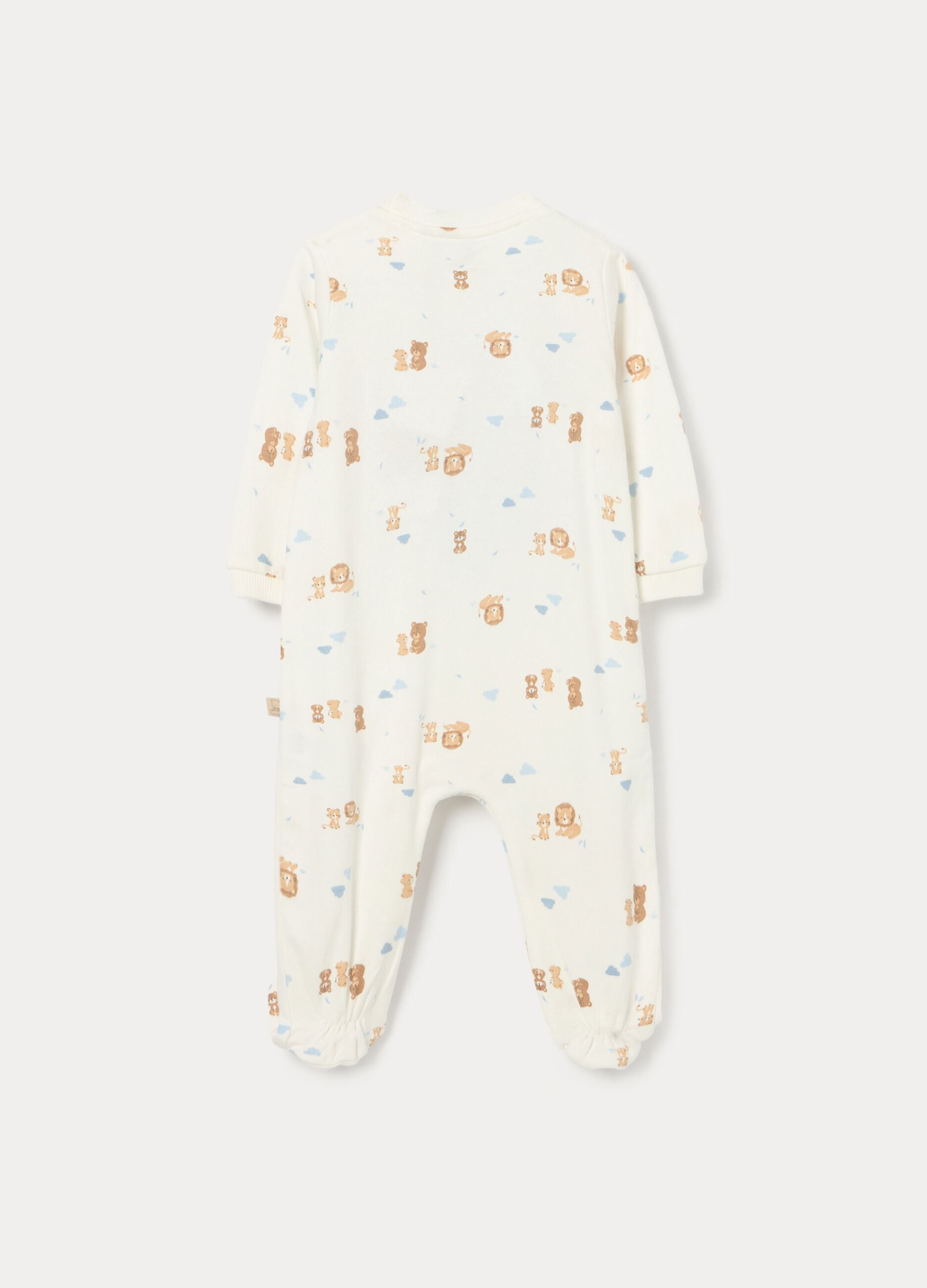 Tutina in interlock di puro cotone neonato_1