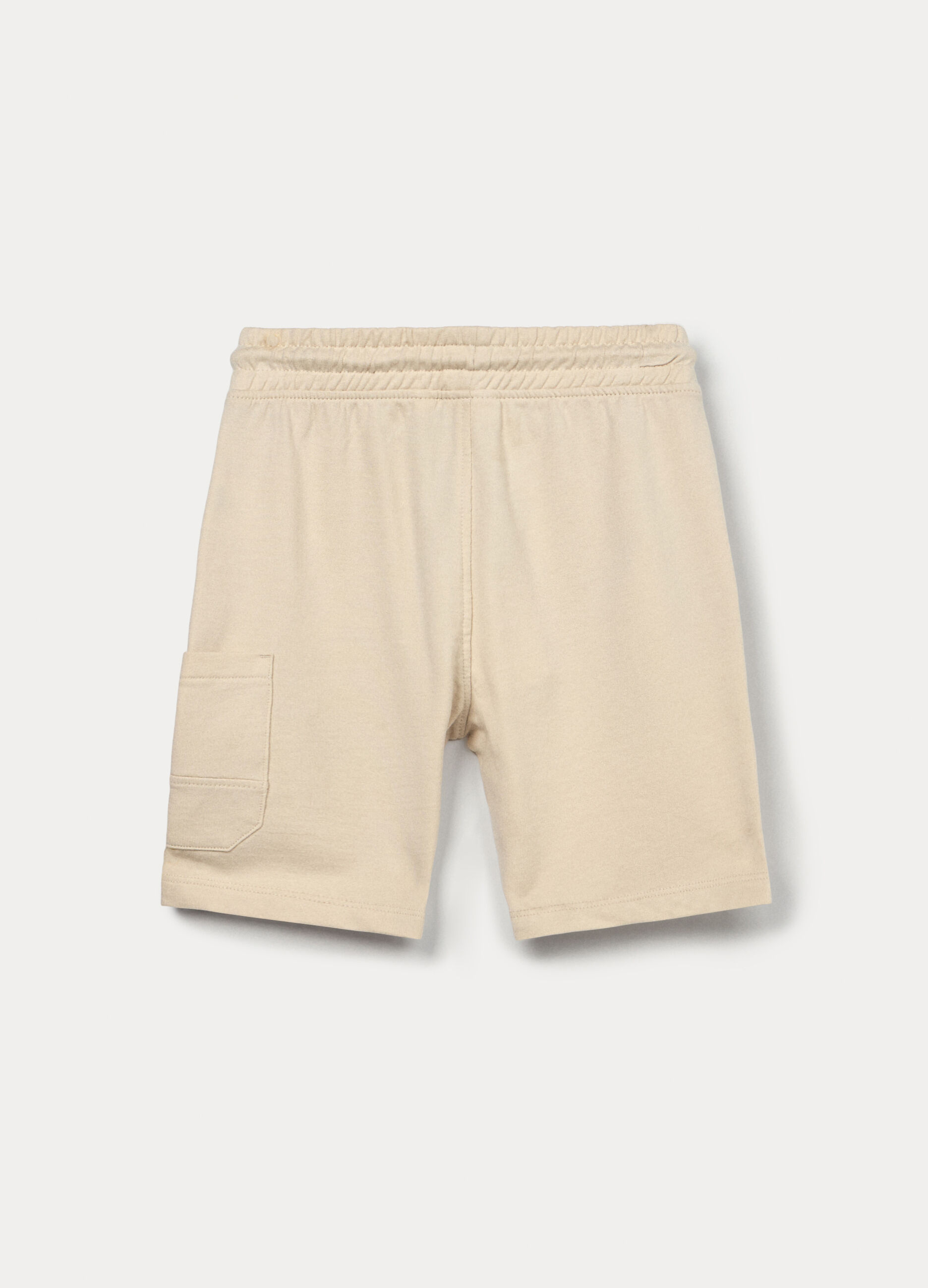 Shorts in french terry di puro cotone bambino_1