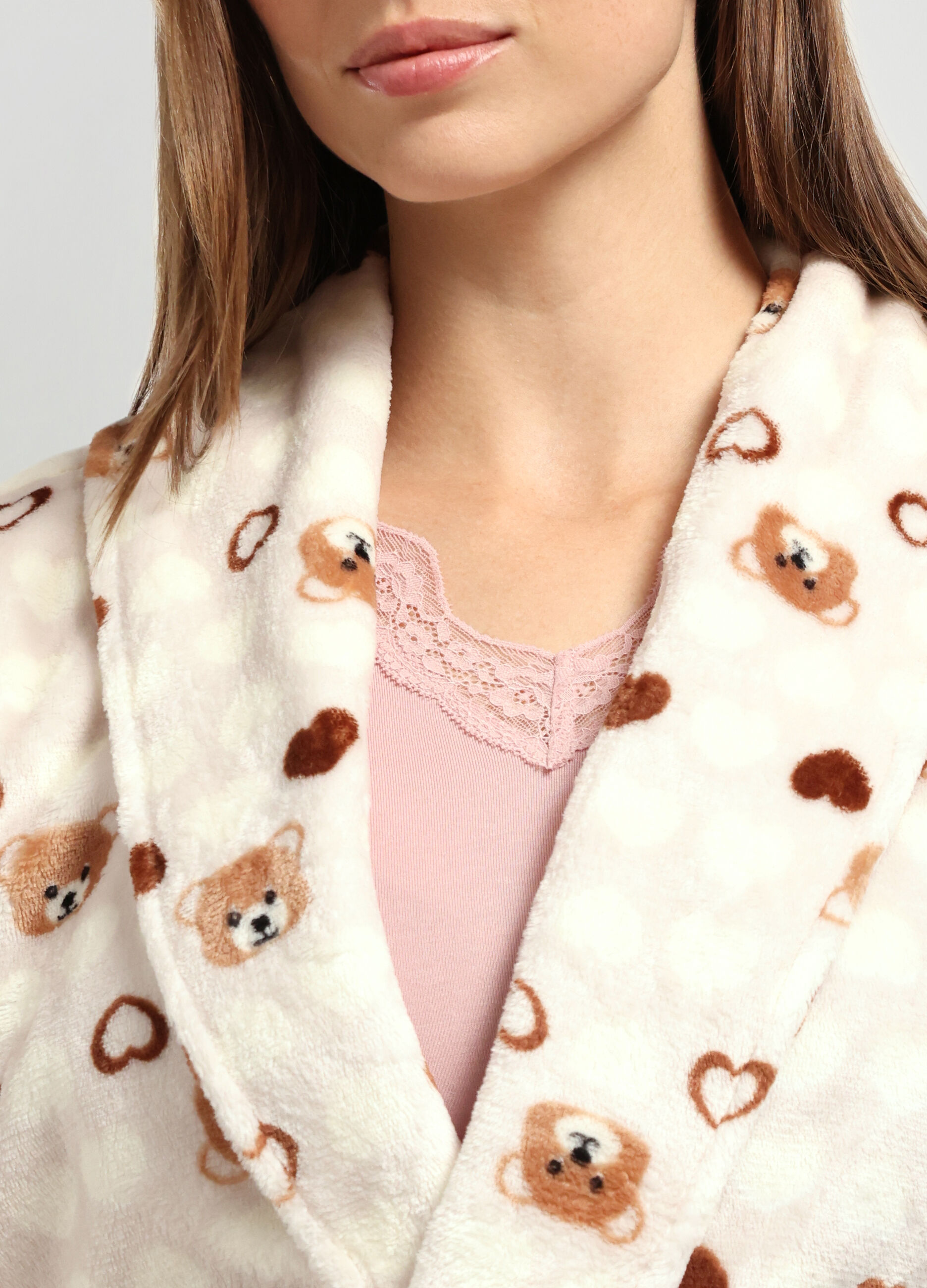 Vestaglia in coral fleece donna_2