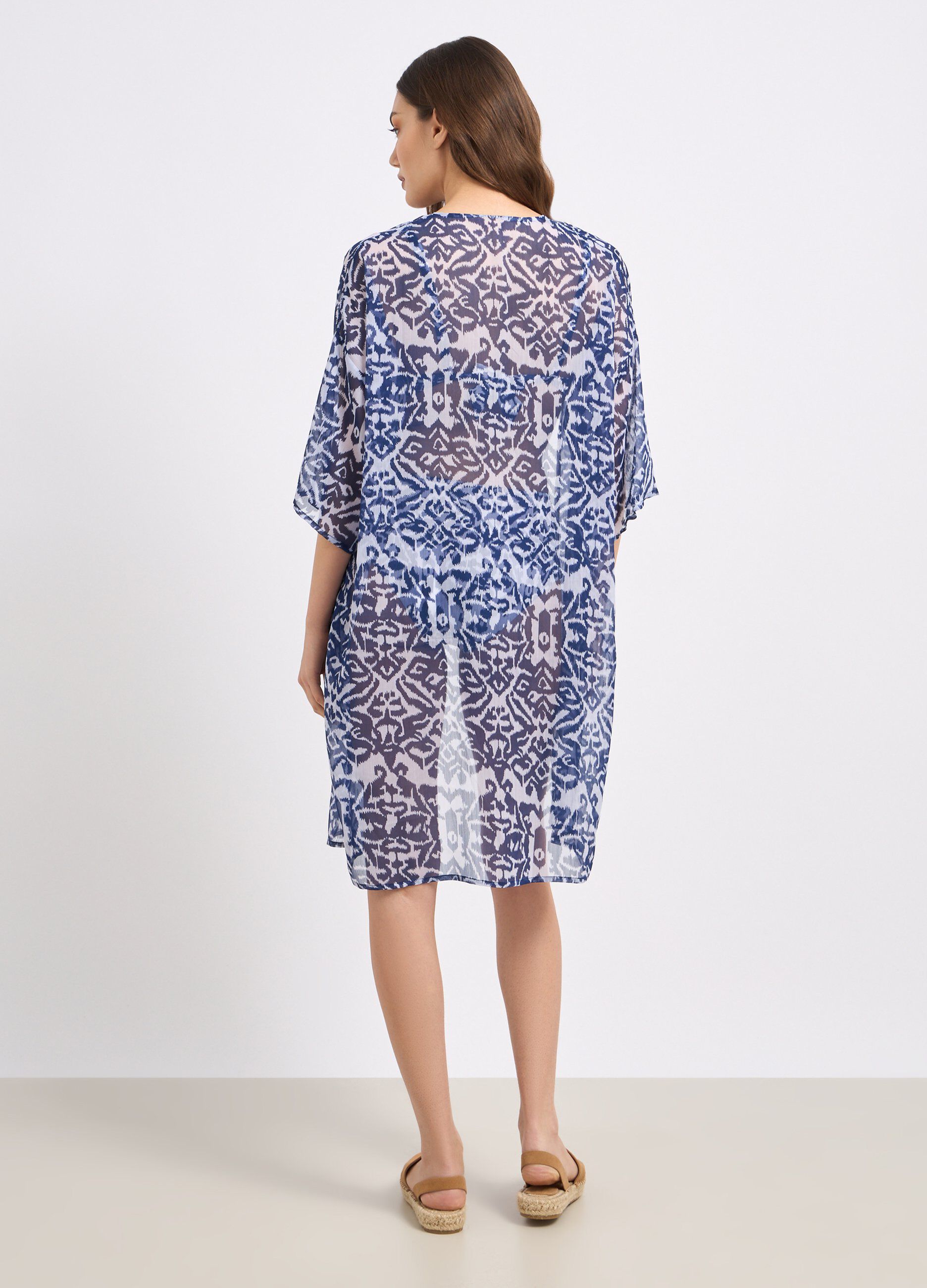 Copricostume aperto in chiffon donna_1