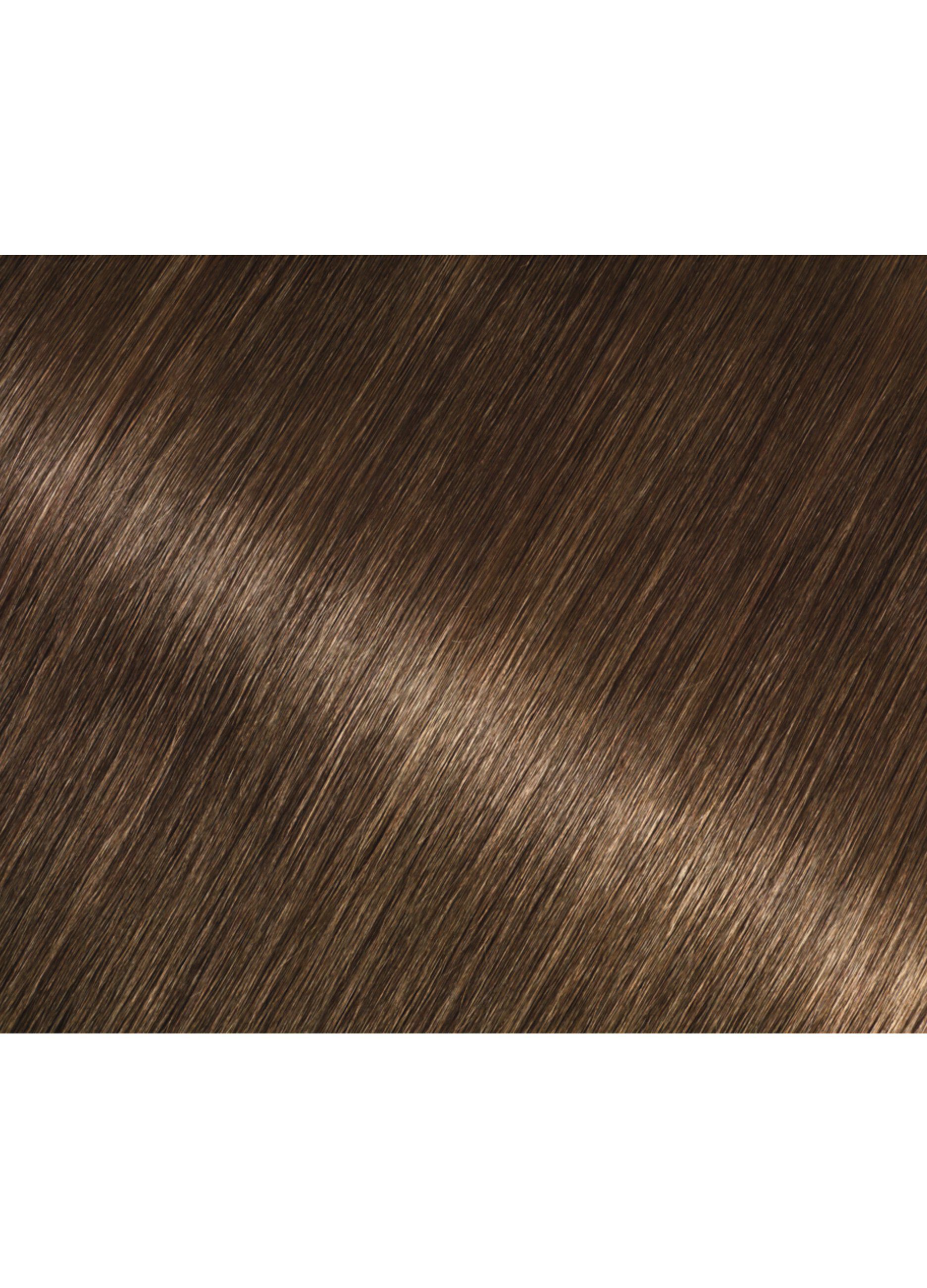 Garnier Tinta Capelli Olia, Colorazione permanente senza ammoniaca, copre il 100% dei capelli bianchi, Con oli di fiori di origine naturale, Castano Chiaro (6.0)._1