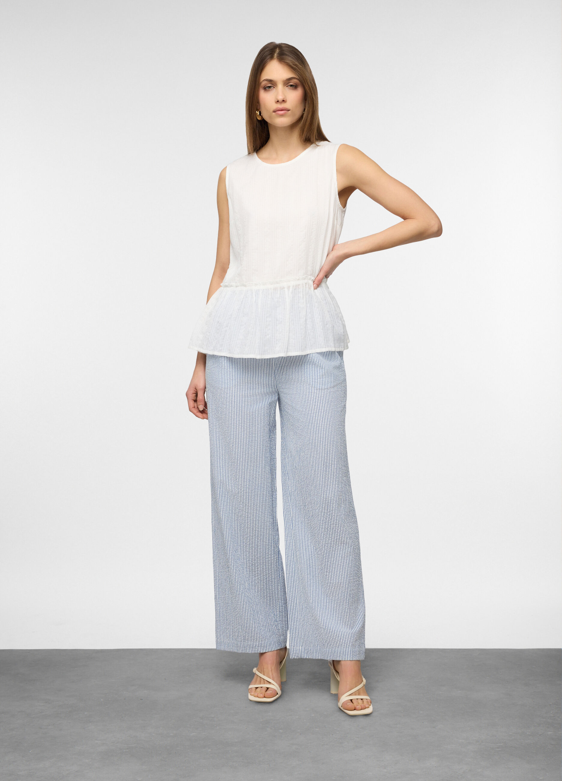 Joggers fit regular in puro cotone donna_0