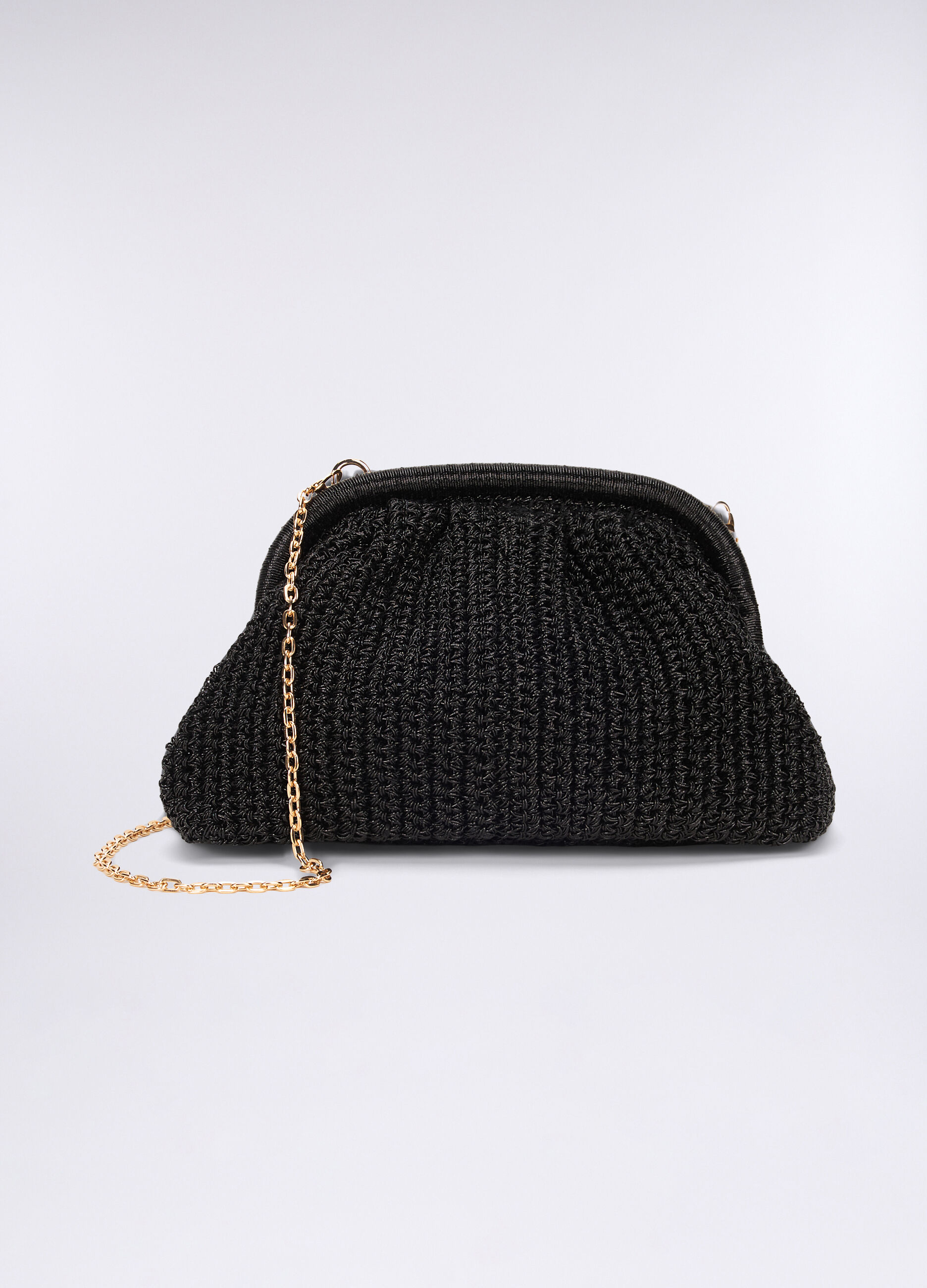 Pochette crochet in filo lurex donna_0