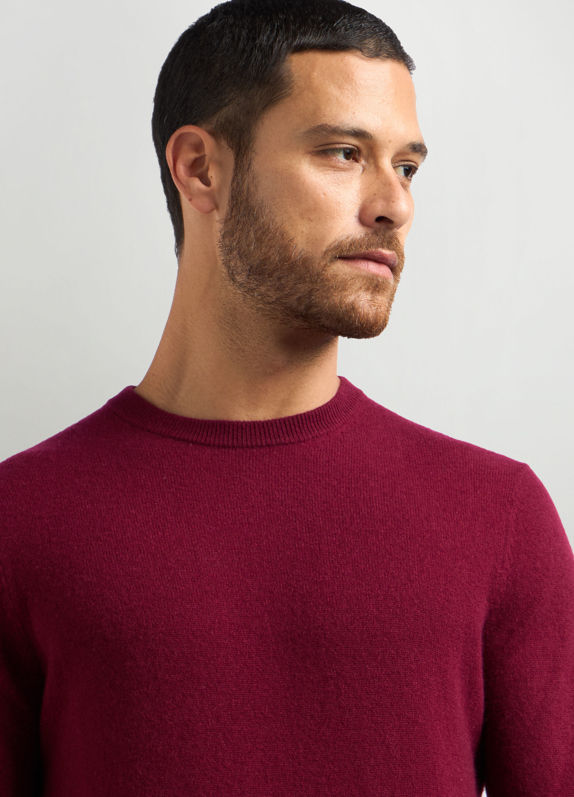 Maglione girocollo in puro cashmere uomo_2