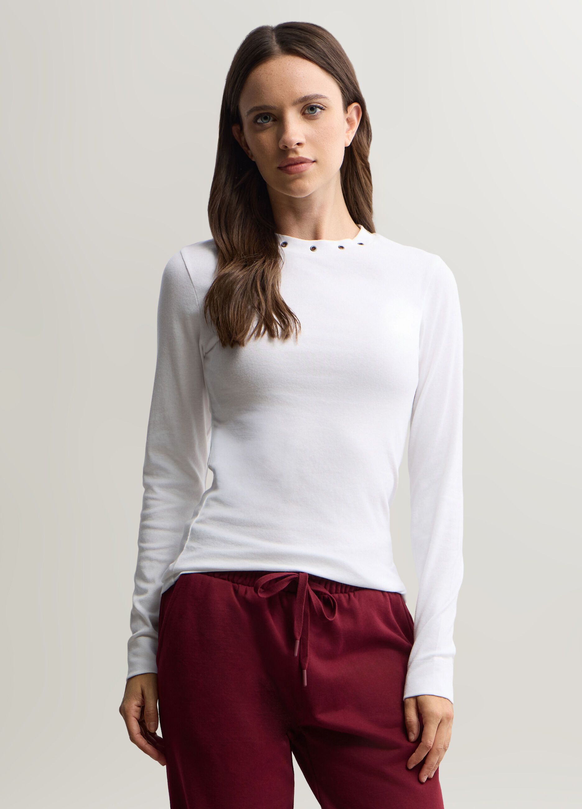 T-shirt girocollo donna_0