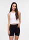 Canotta girocollo stretch donna_0