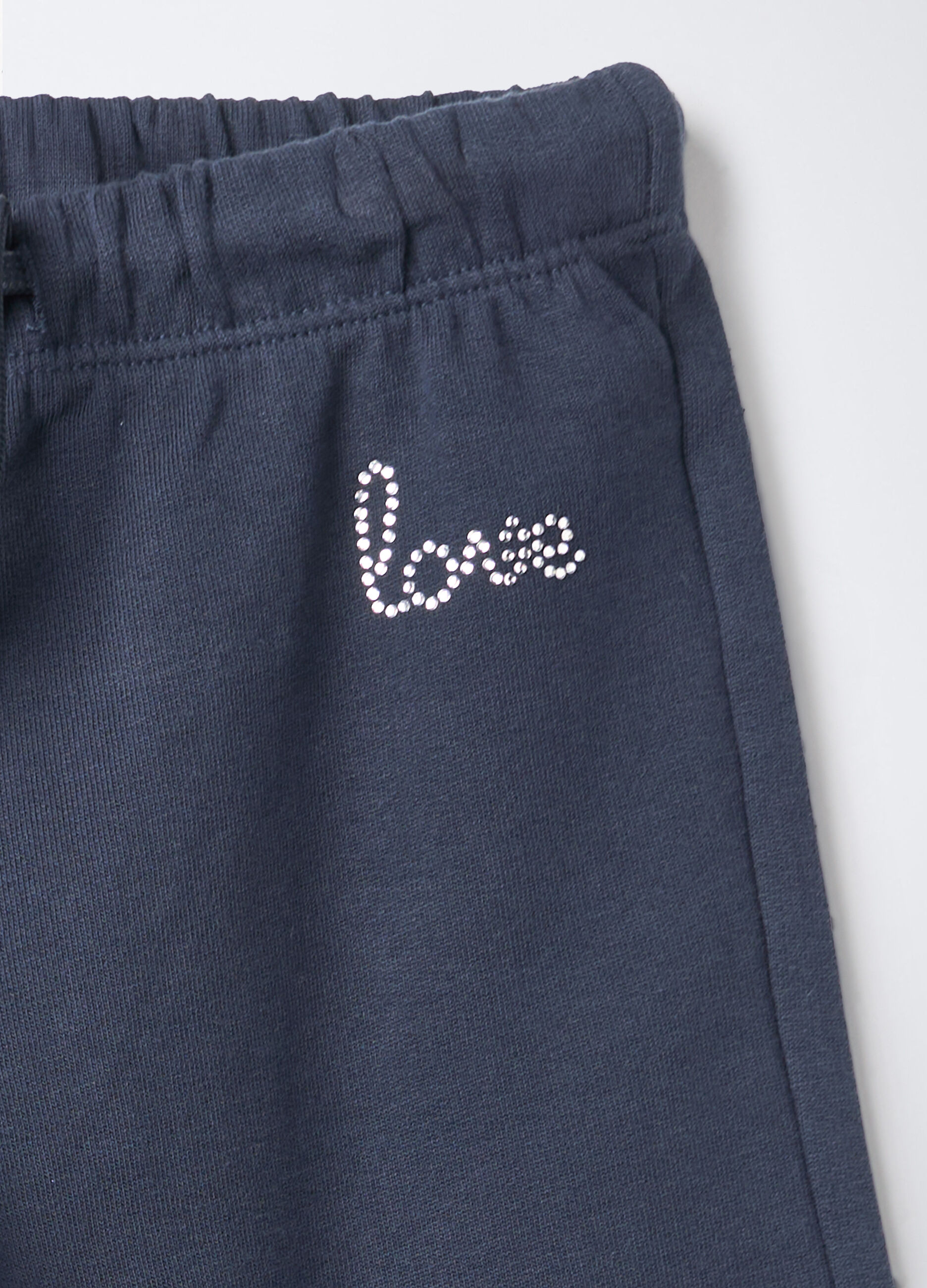 Treggings in puro cotone garzato Wide Leg bambina_2