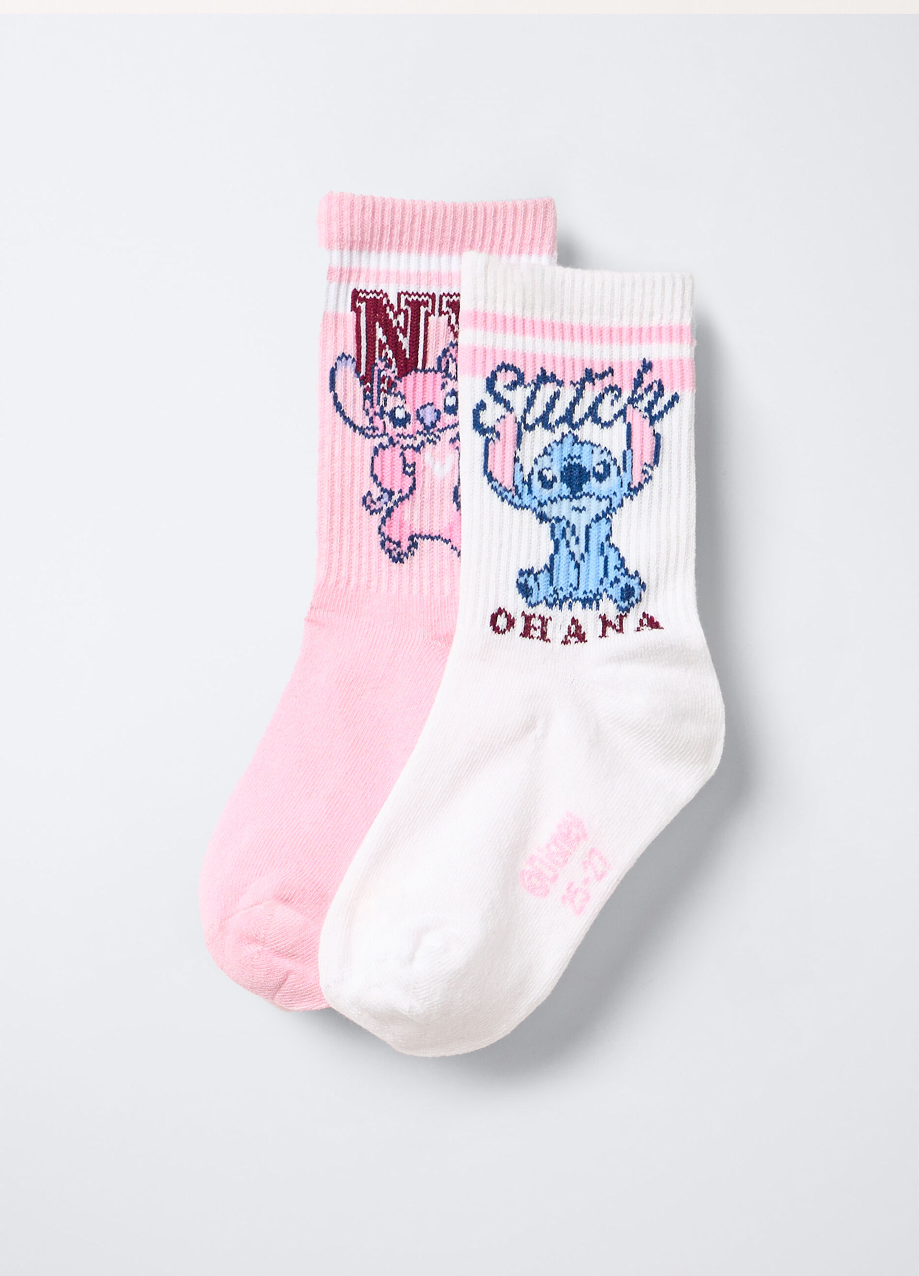 Pack 2 calze Disney misto cotone stretch bambina_0