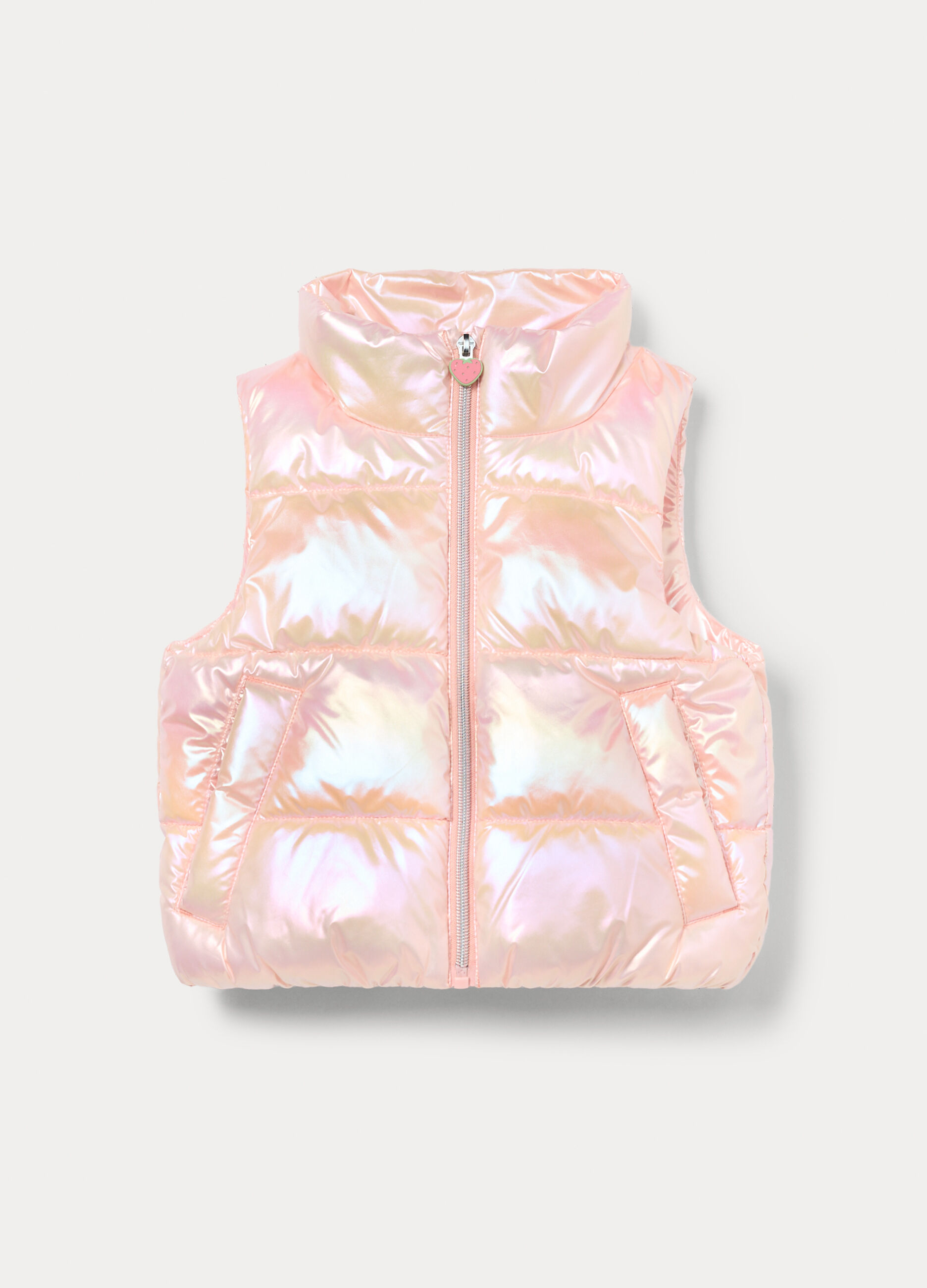 Giubbino imbottito smanicato bambina_0