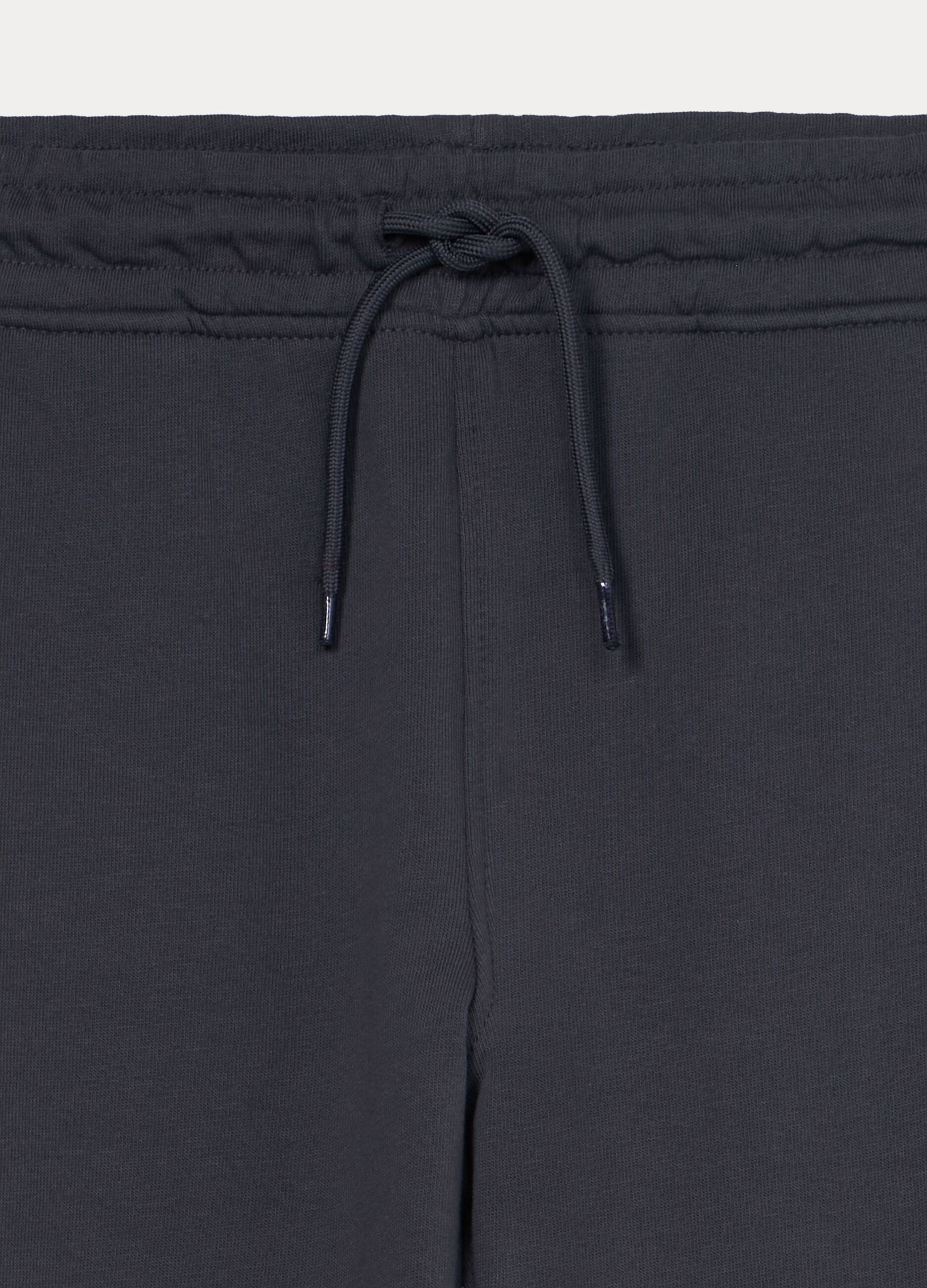 Jogger in french terry di puro cotone ragazzo_2