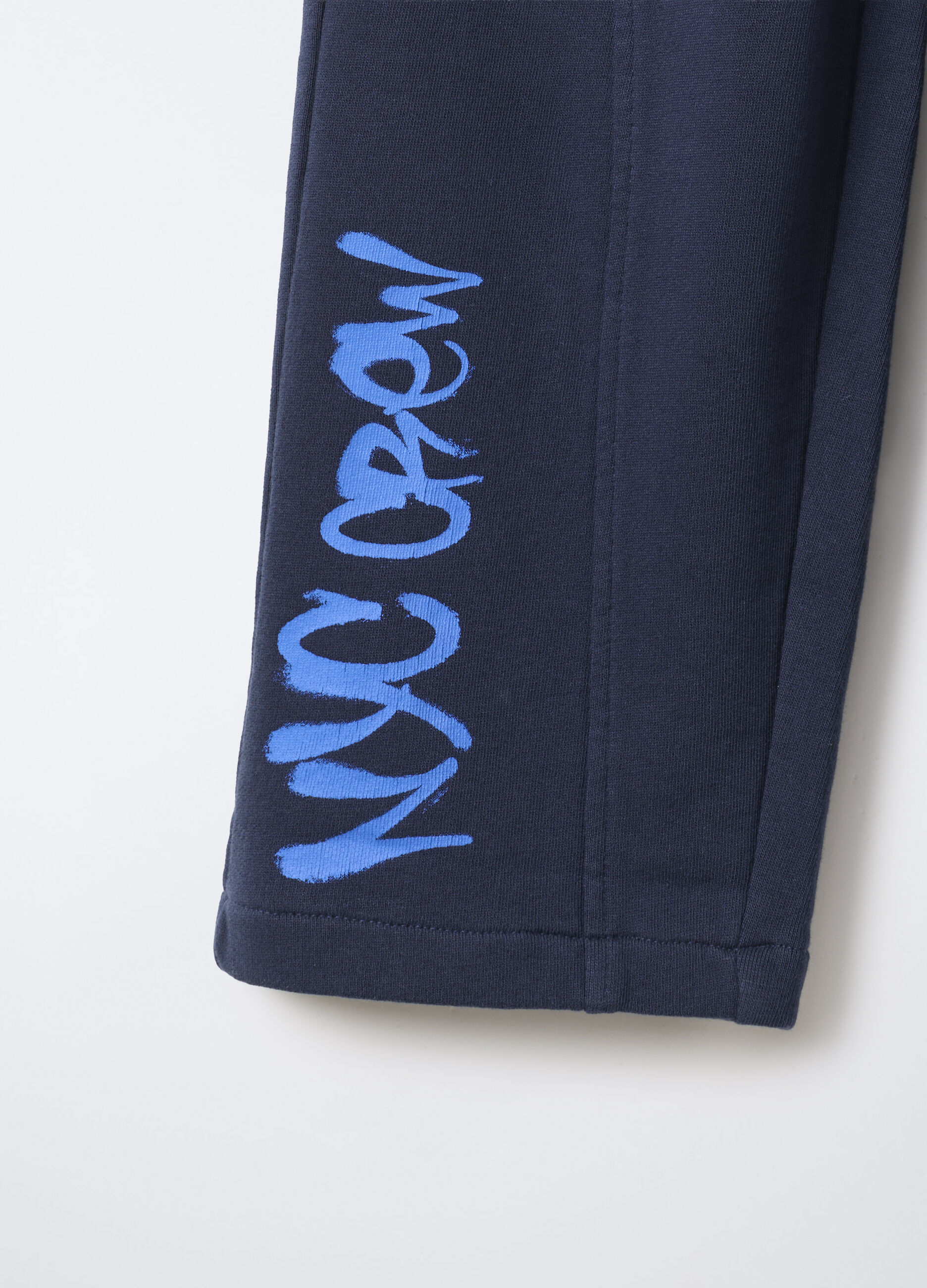 Jogger in cotone garzato Fit Regular bambino _2