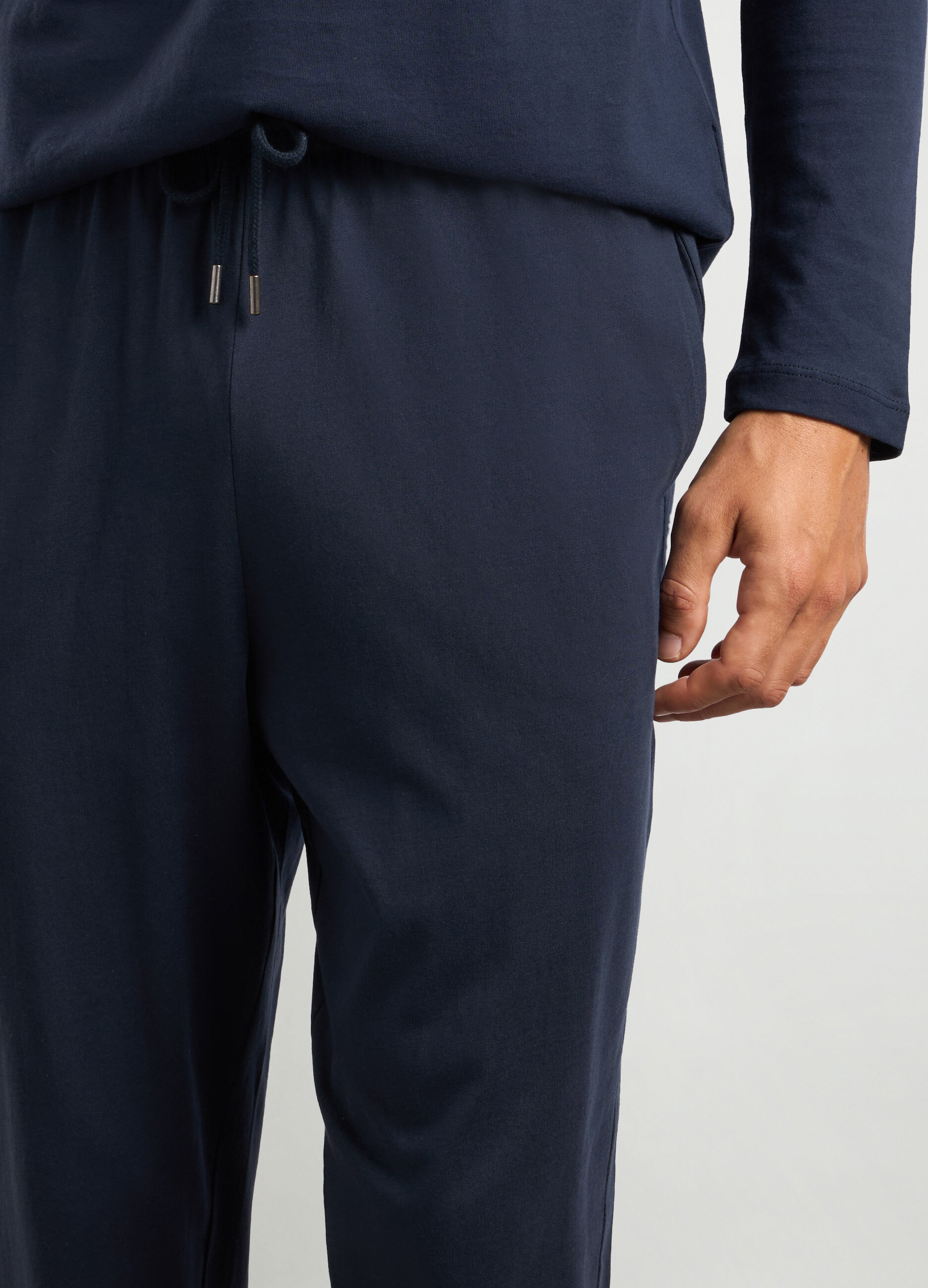 Pantaloni pigiama lunghi in puro cotone uomo_2