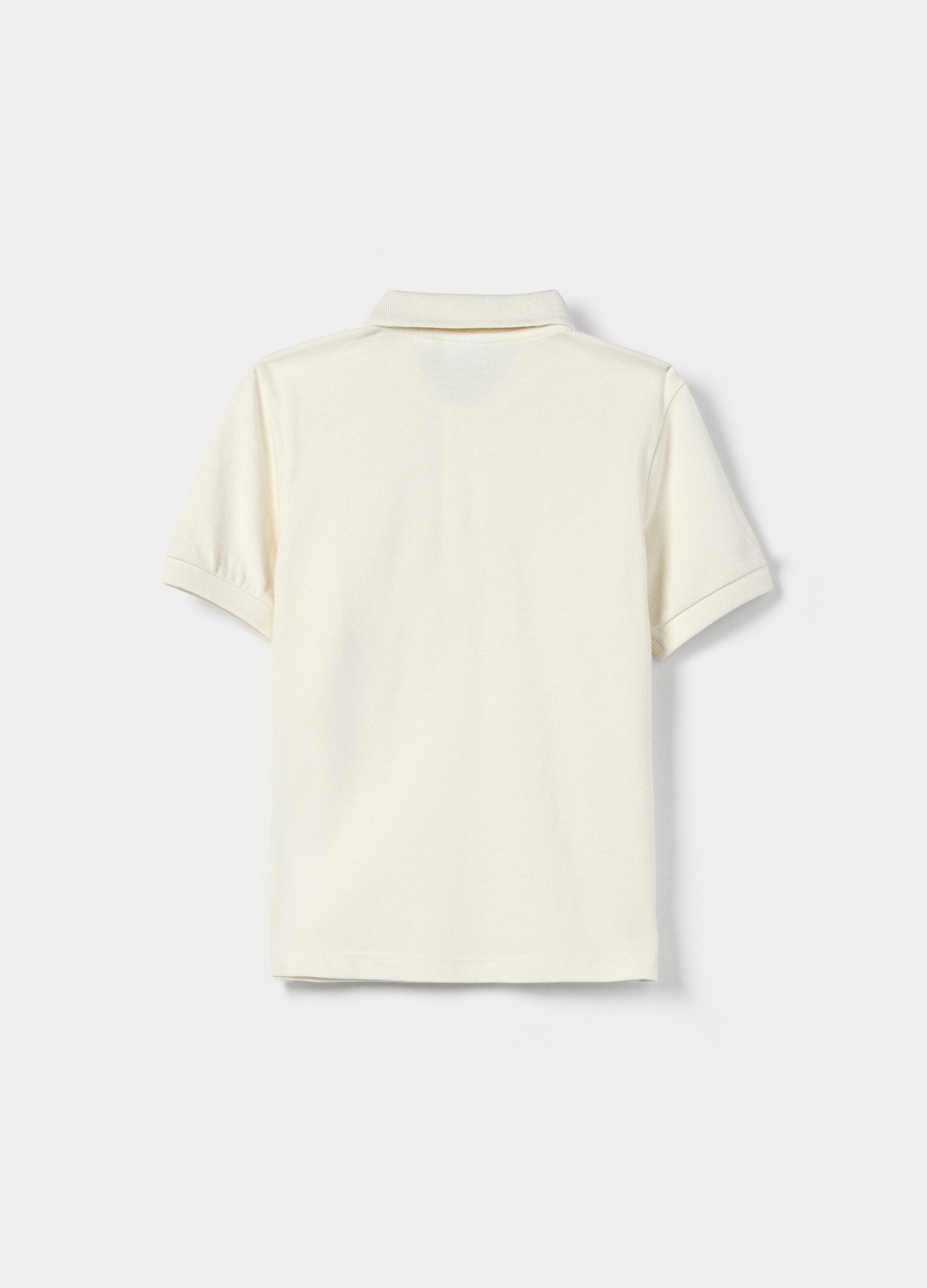 Polo in puro cotone piquet bambino_1