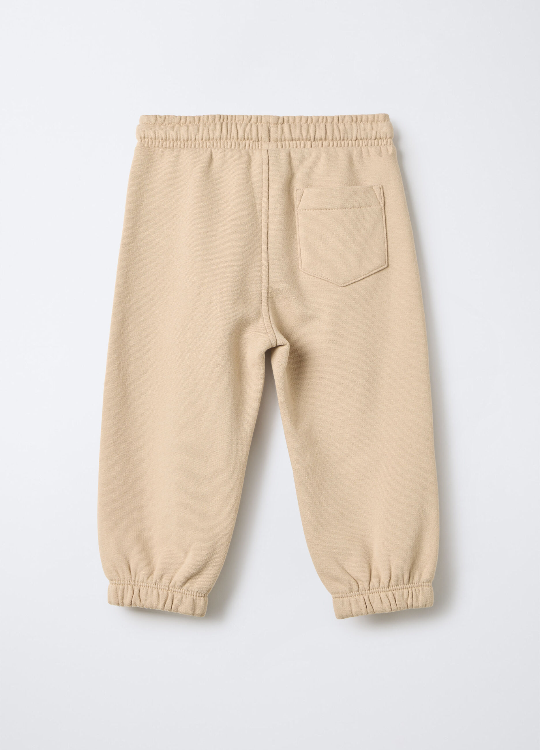 Jogger in felpa di puro cotone bimbo_1