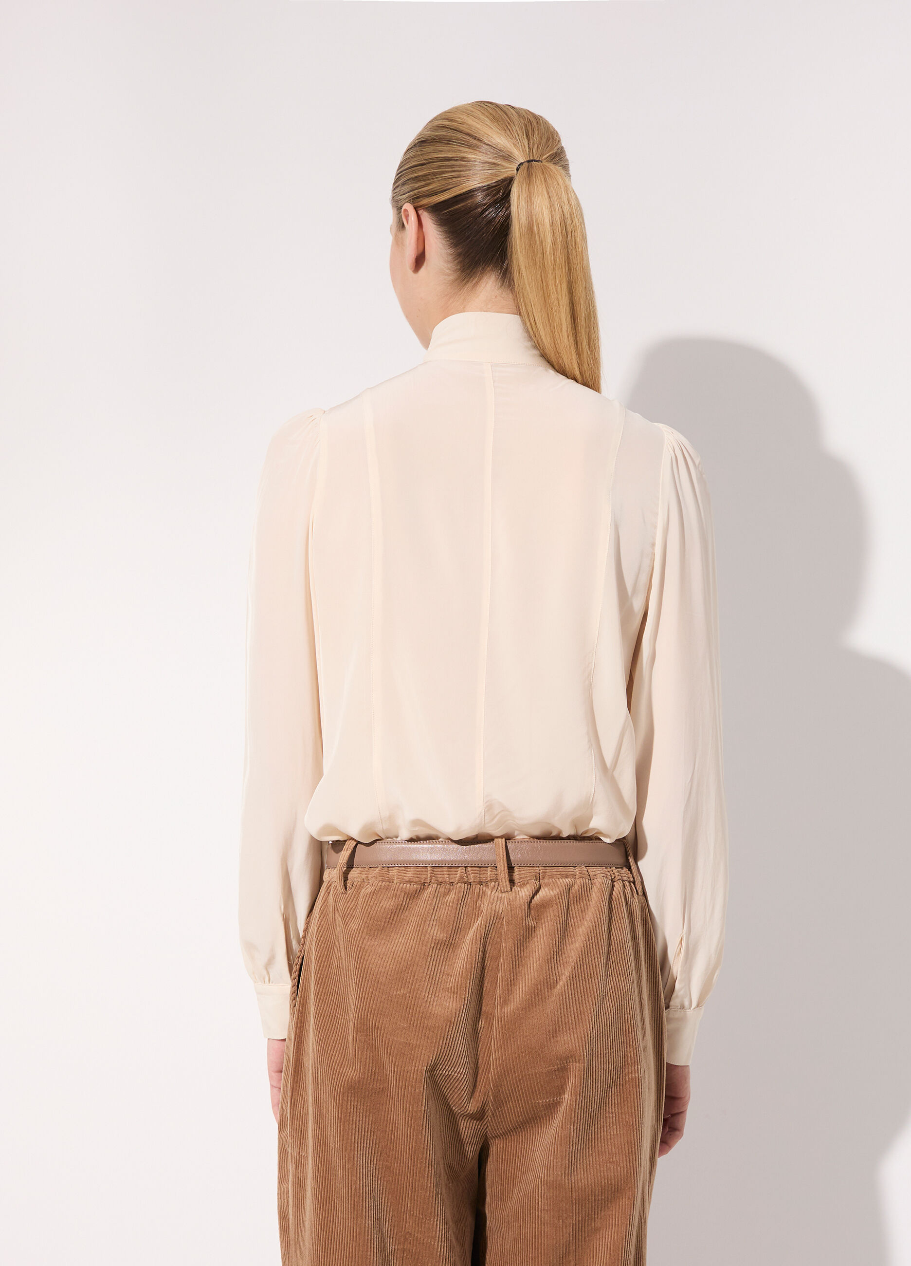 Camicetta in pura viscosa crêpe donna_2