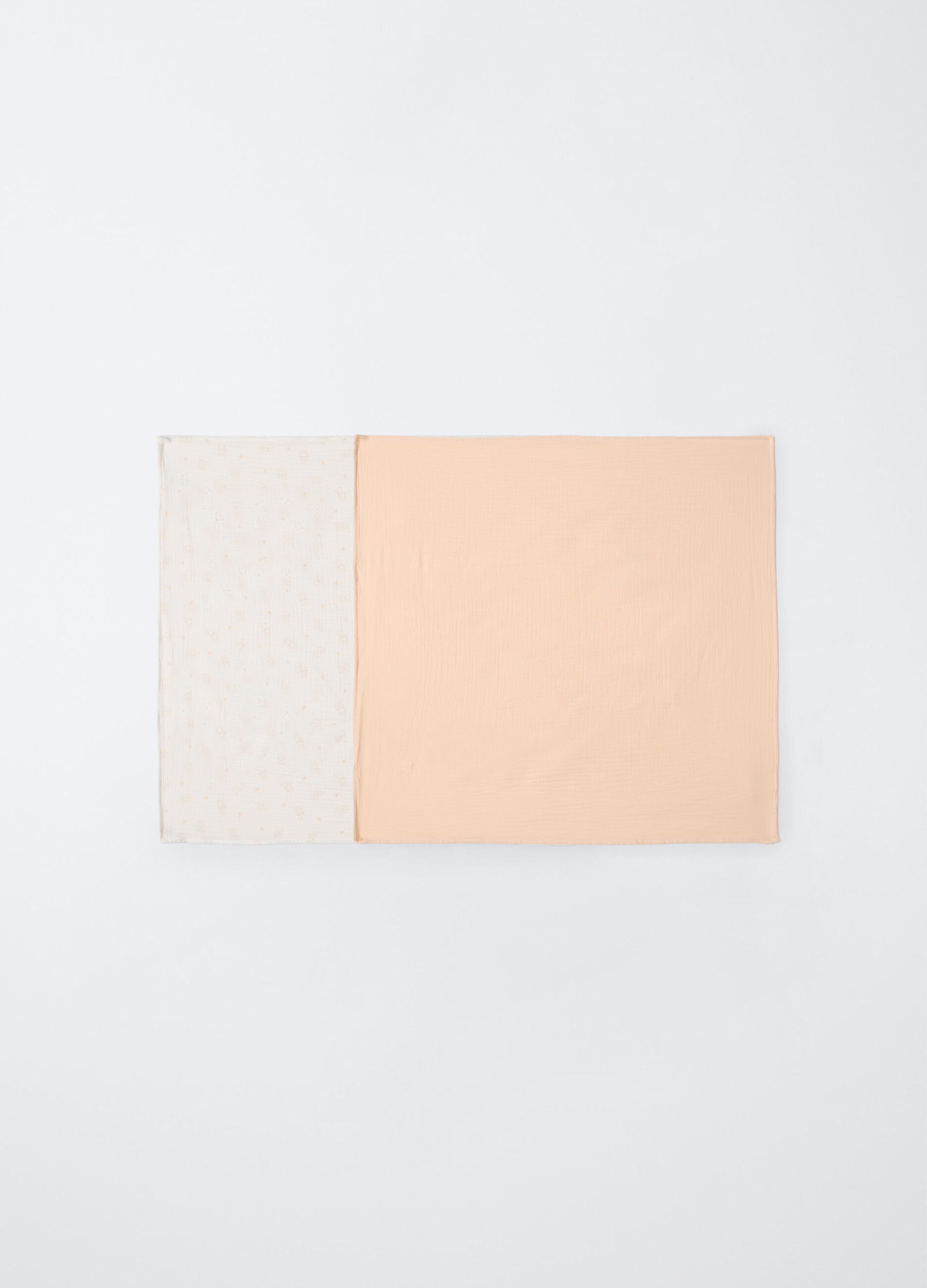 Pack 2 mussole in puro cotone _0
