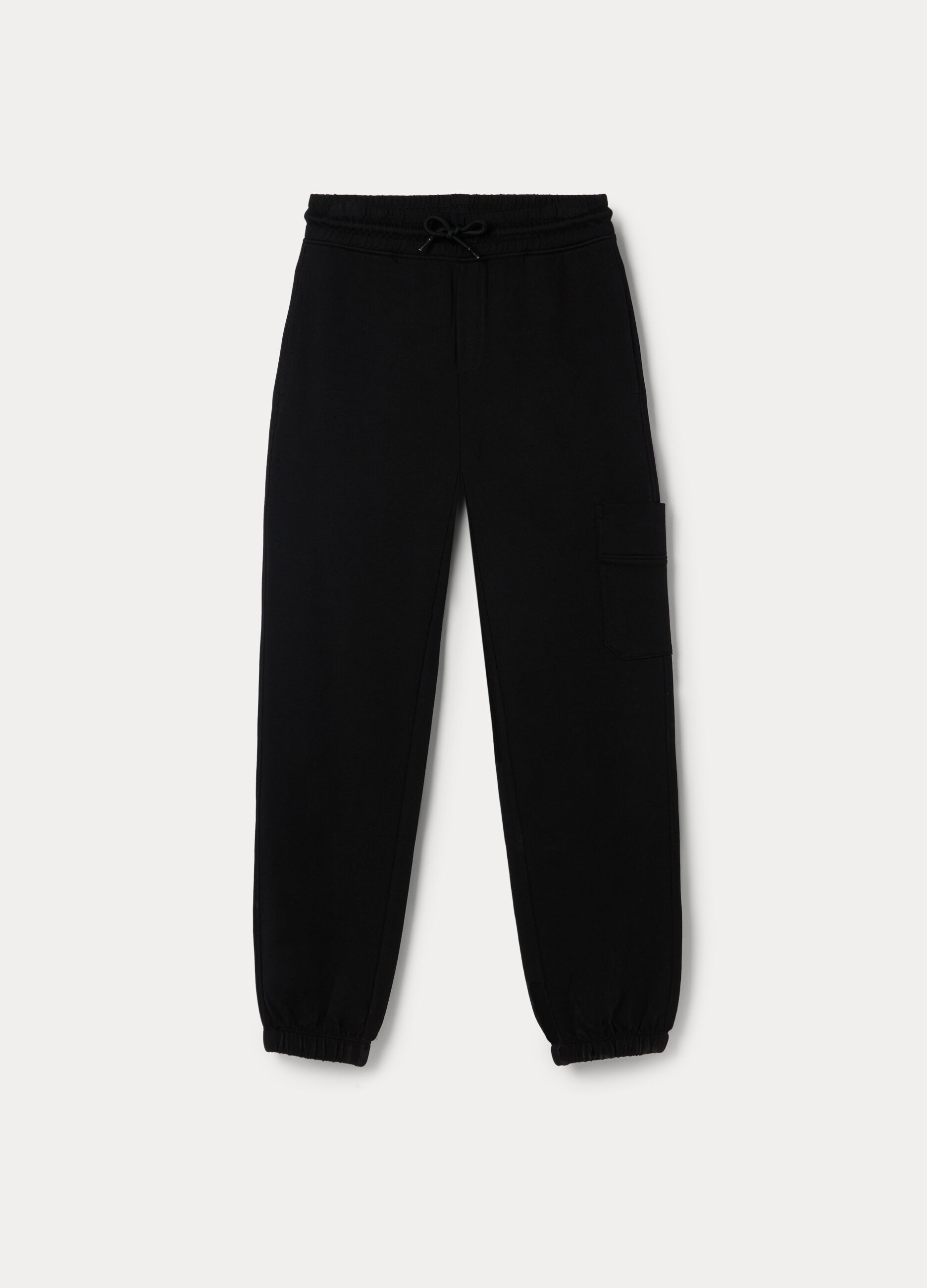 Jogger cargo in french terry di puro cotone ragazzo_0