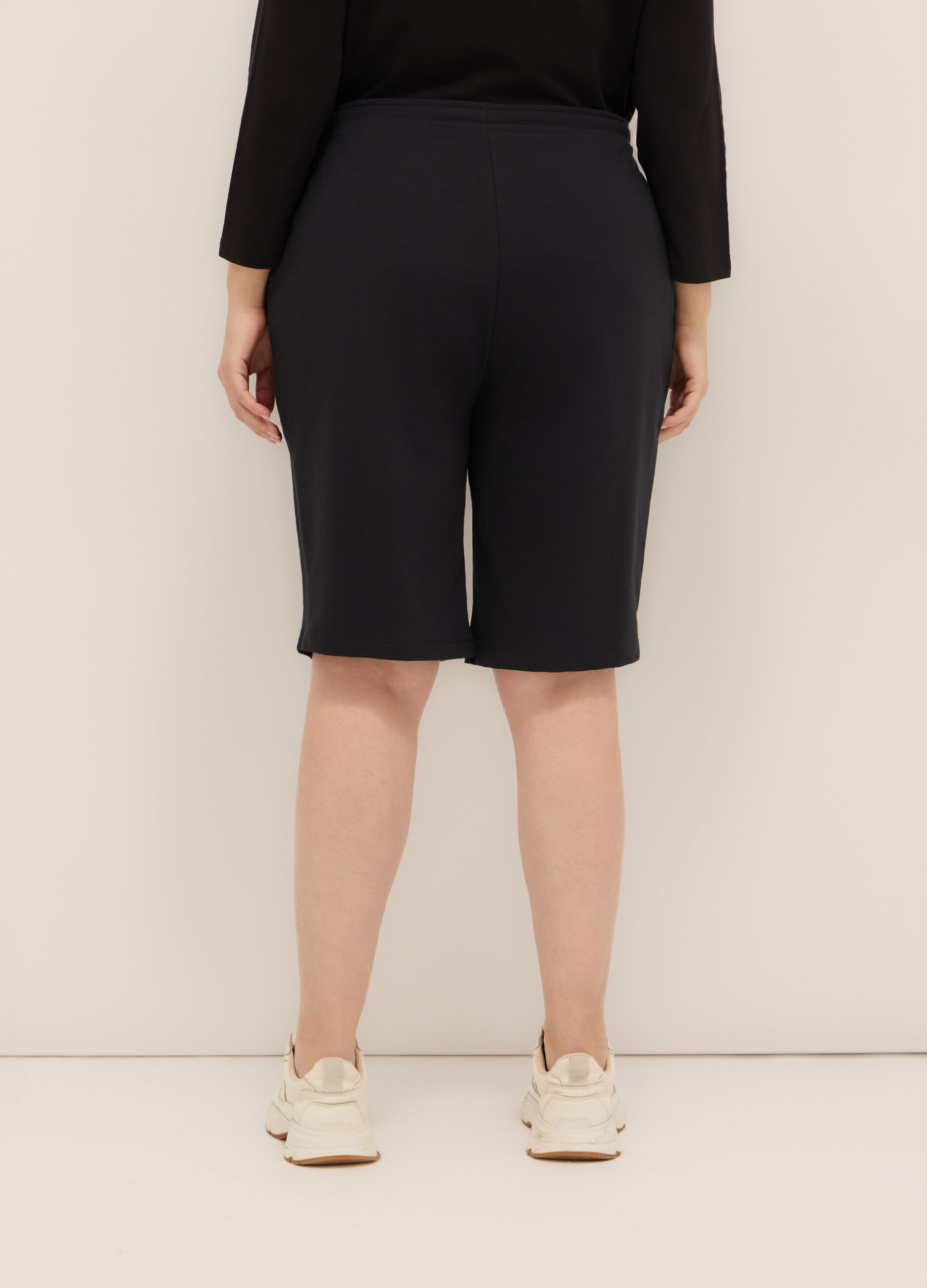 Bermuda in cotone stretch donna curvy_1