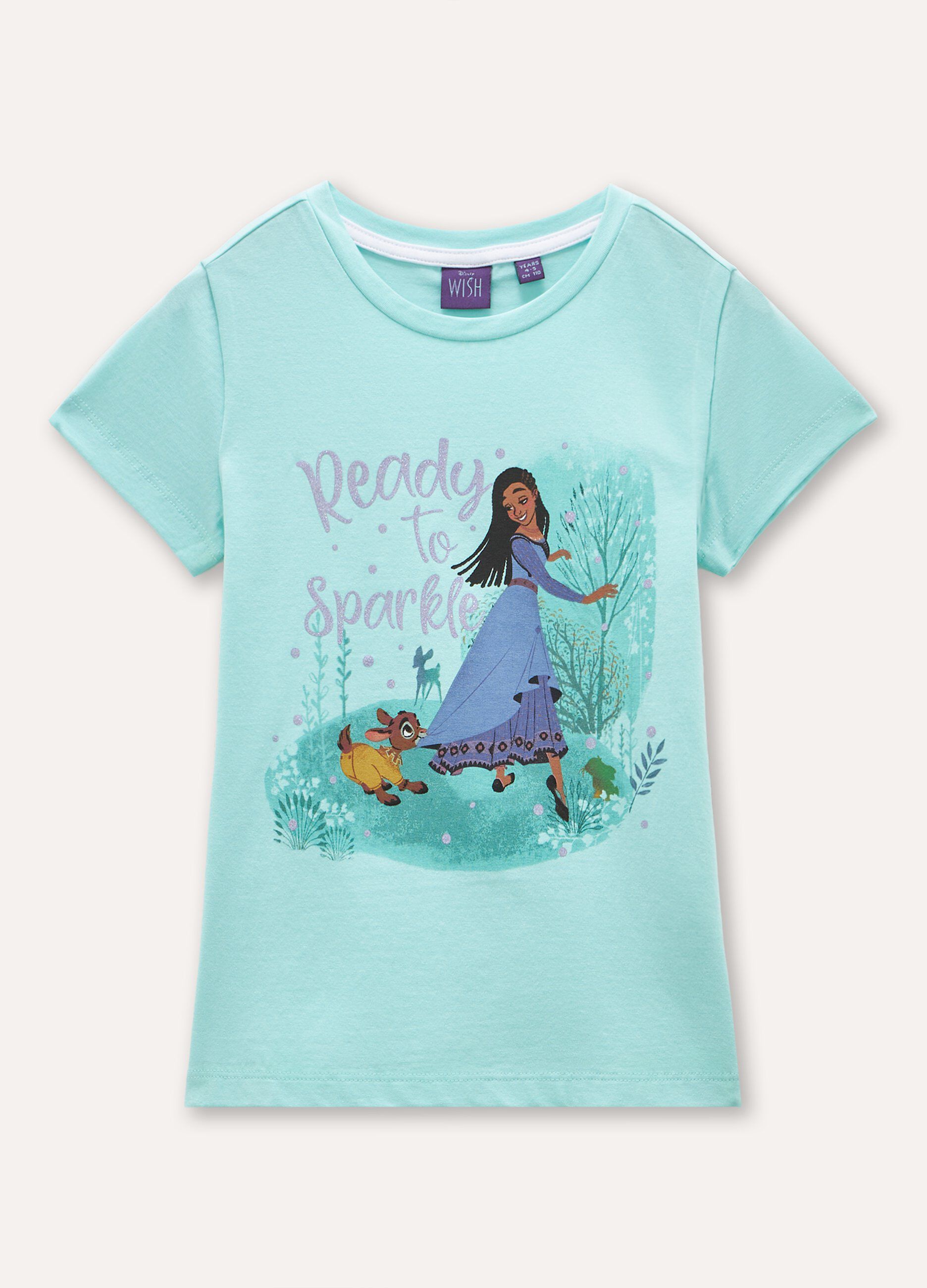 T-shirt in cotone stretch bambina_0