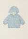 Giacca azzurra con zip per neonato_0