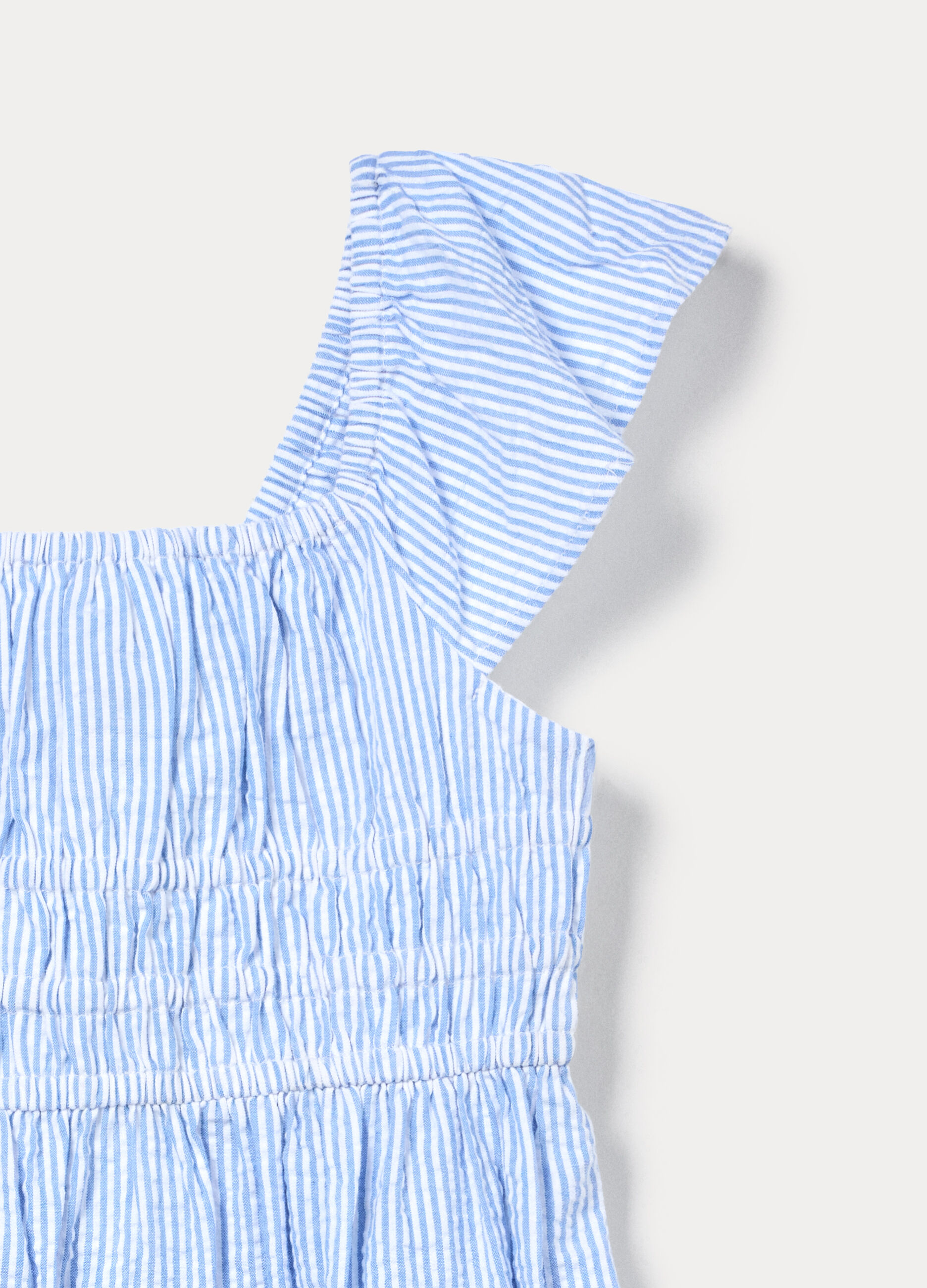 Vestito in puro cotone a righe bambina_2