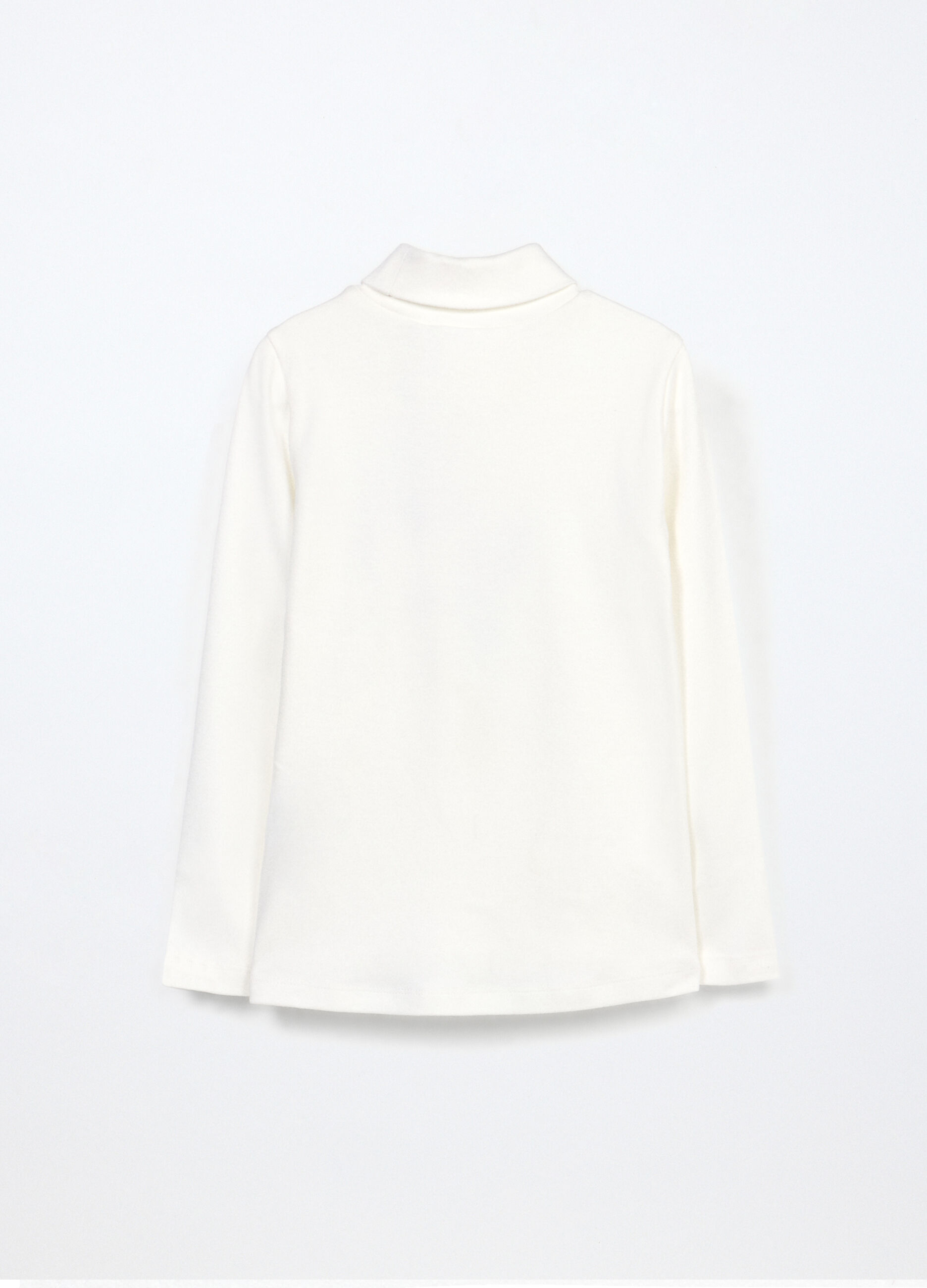 Lupetto in interlock di puro cotone bambina_1