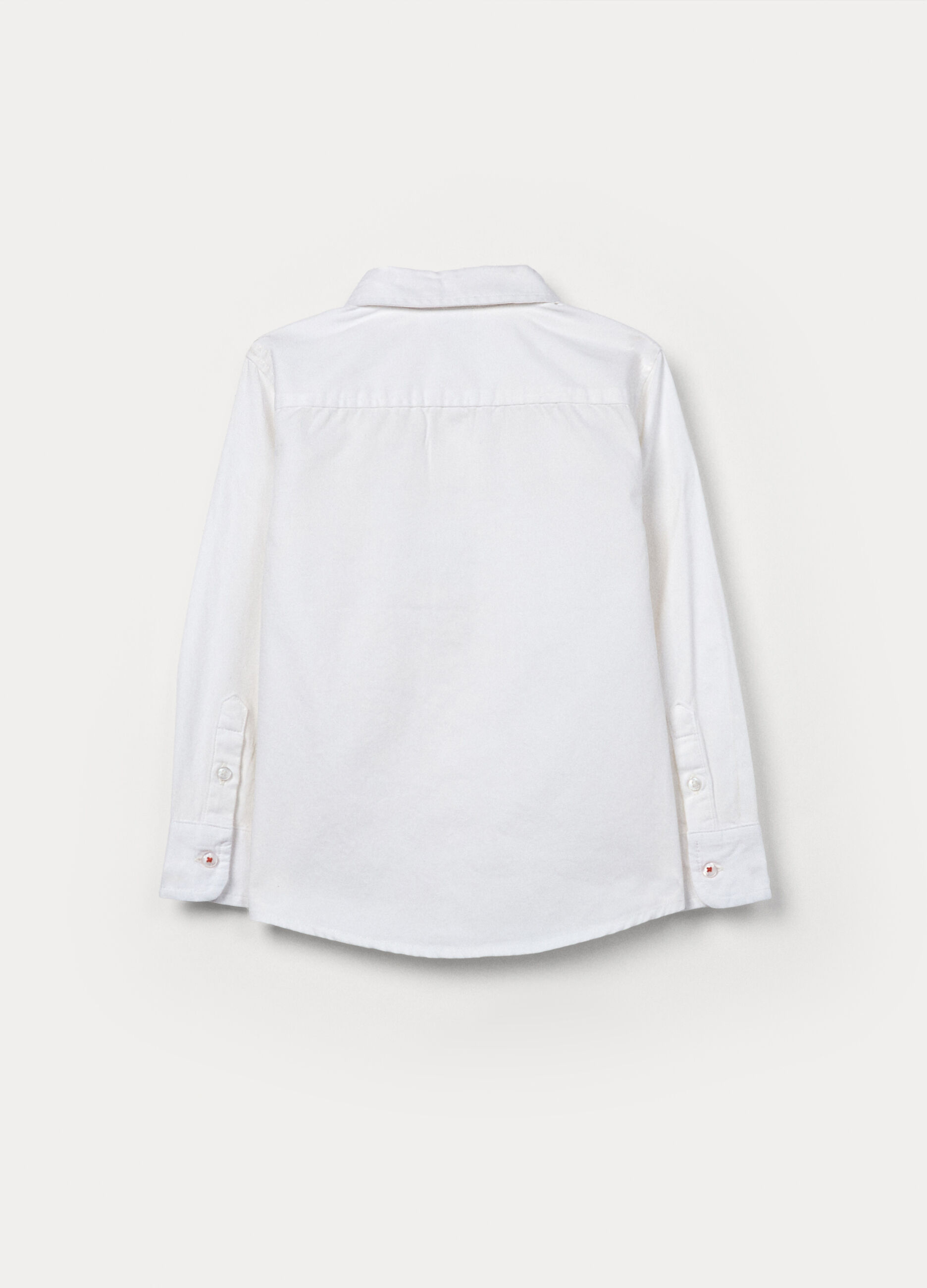Camicia in twill di puro cotone bambino_1