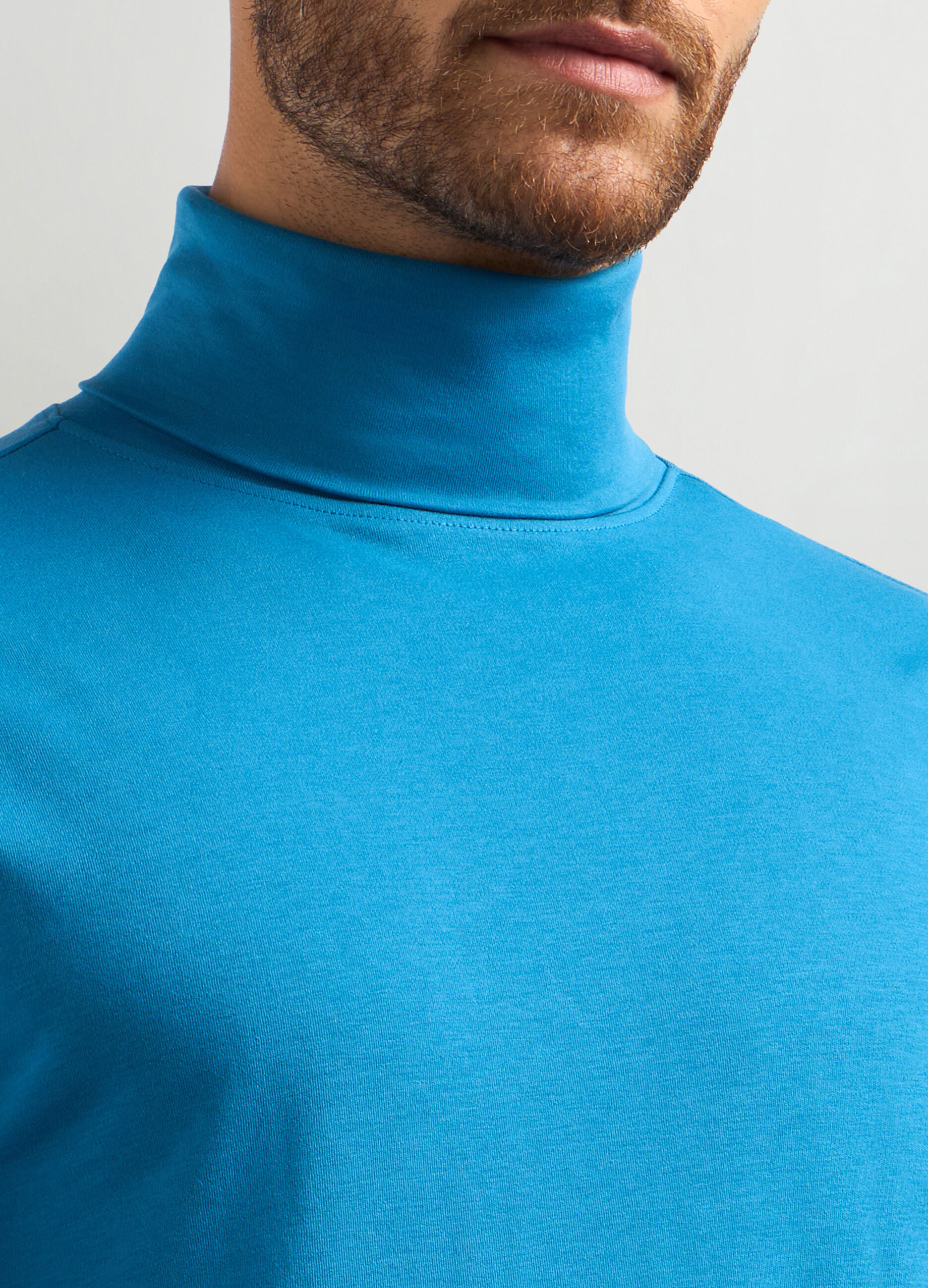 Dolcevita in puro cotone uomo_2