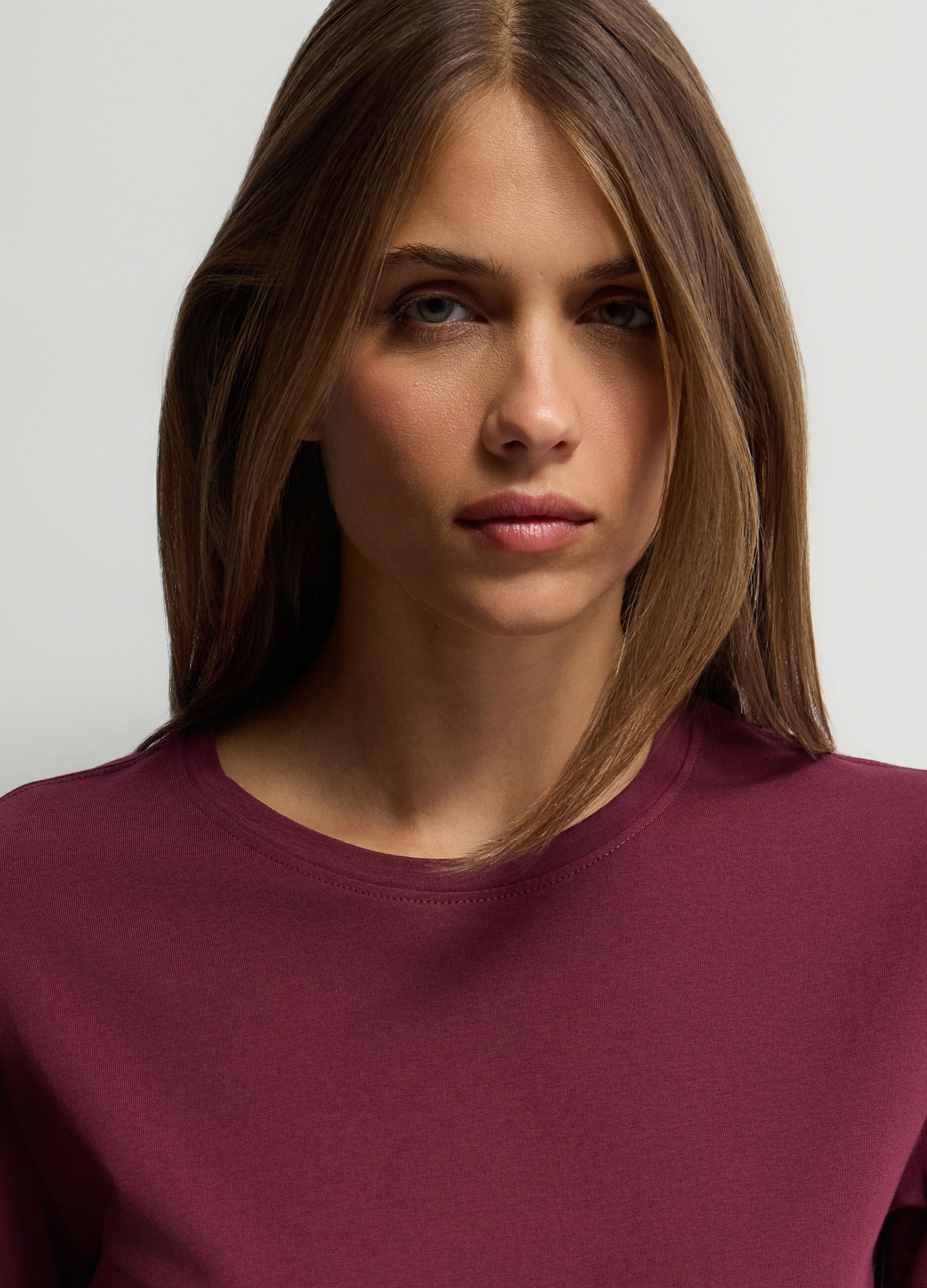 T-shirt girocollo donna