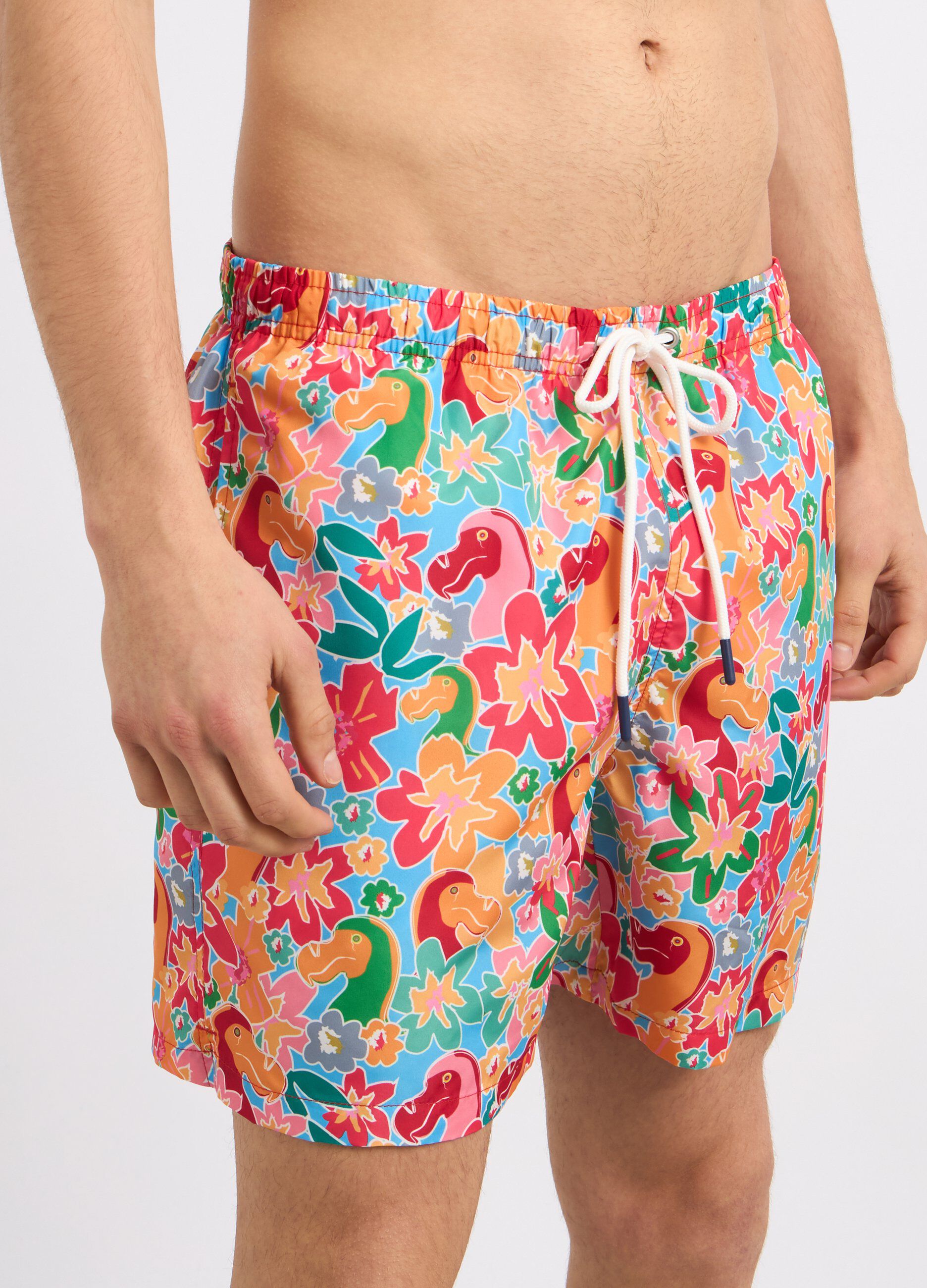 Costume shorts con stampa uomo_2