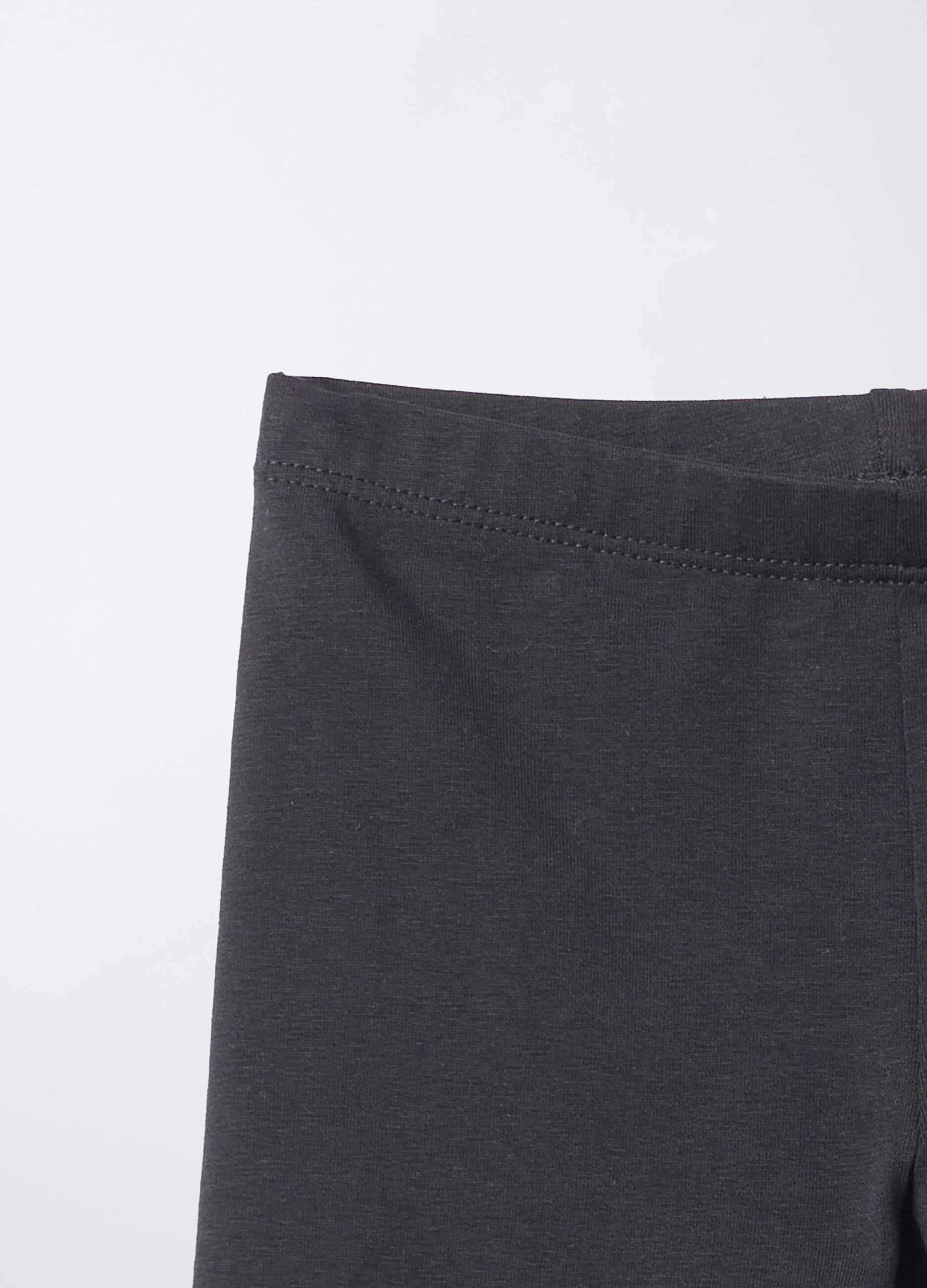 Leggings in jersey di cotone stretch Fit Regular bambina_2