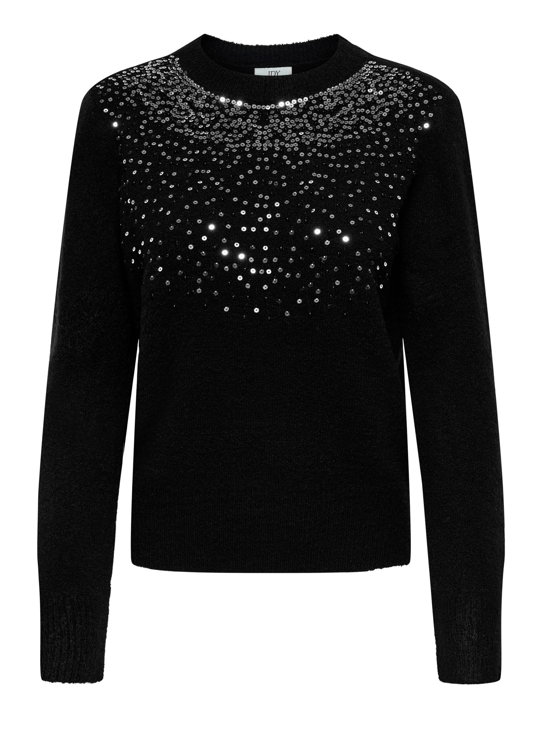 Tricot con paillettes applicate donna_2