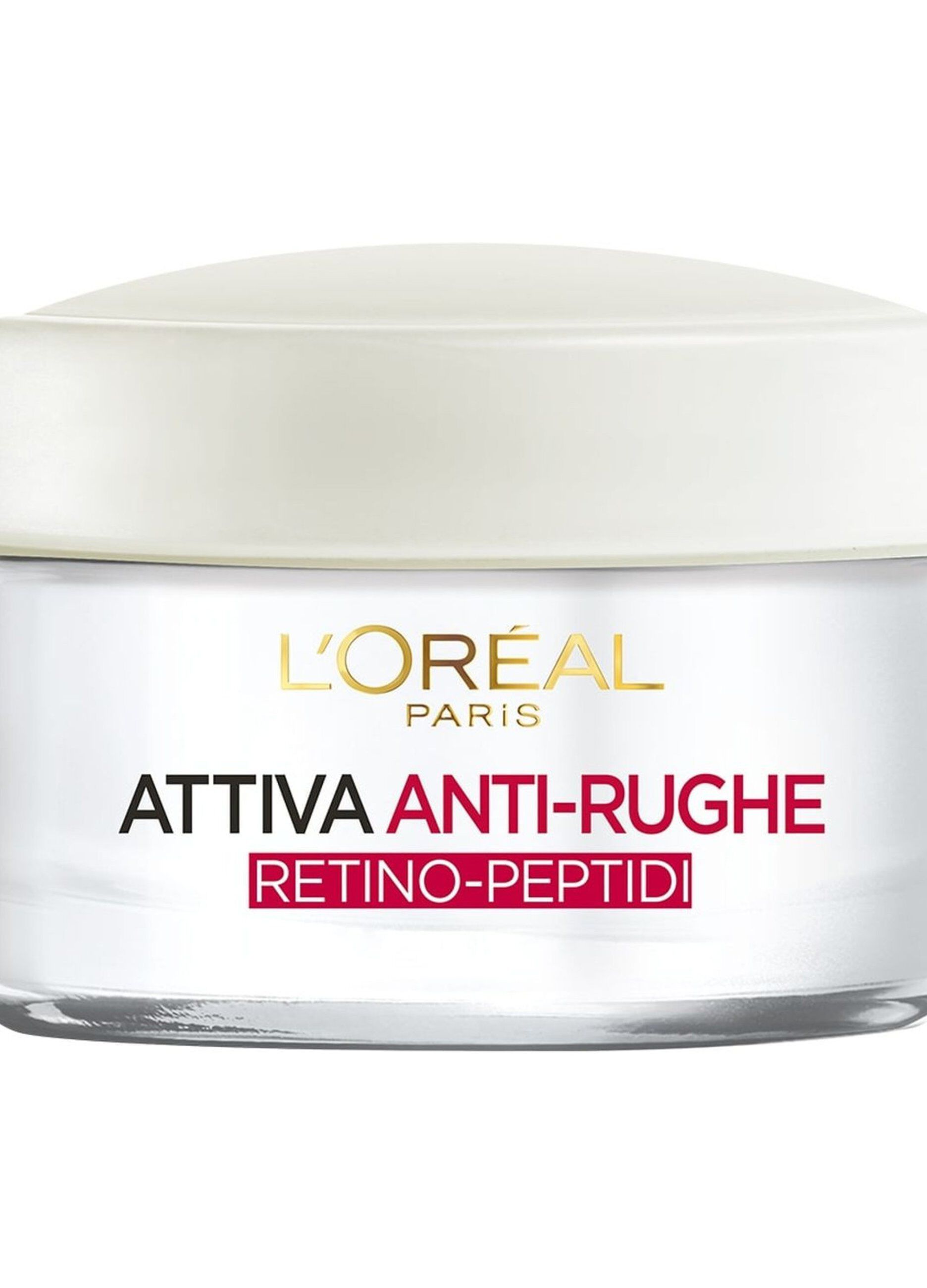 L'Oréal Paris Crema Viso Anti-rughe Attiva 45+, Trattamento Intensivo Anti-rughe, Rassoda e Nutre la Pelle, 50 ml.
